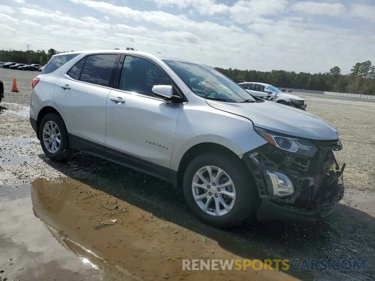 4 fotografías del automóvil dañado 3GNAXUEV7KS660101 CHEVROLET EQUINOX 2019