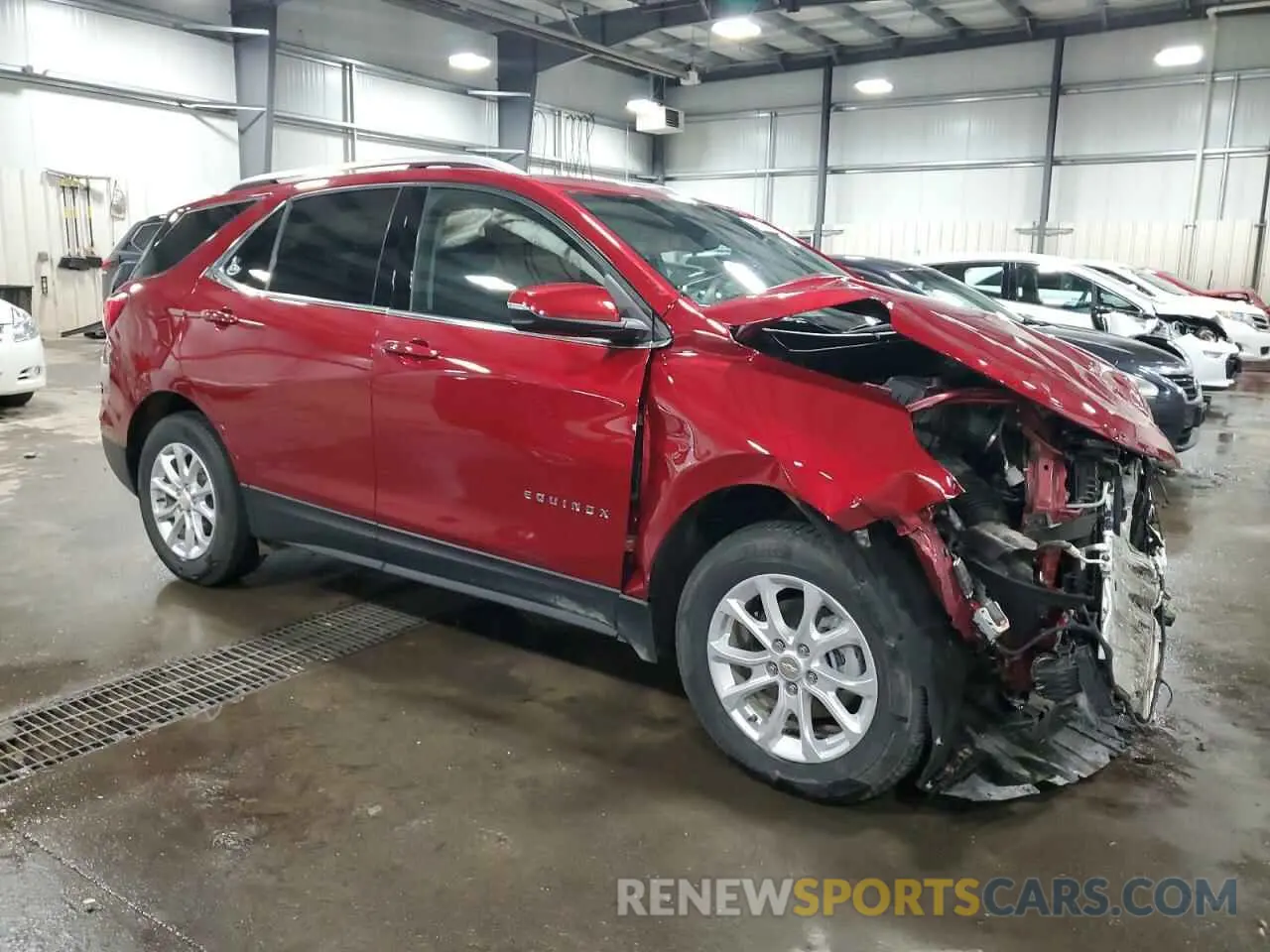 4 fotografías del automóvil dañado 3GNAXUEV7KS670238 CHEVROLET EQUINOX 2019