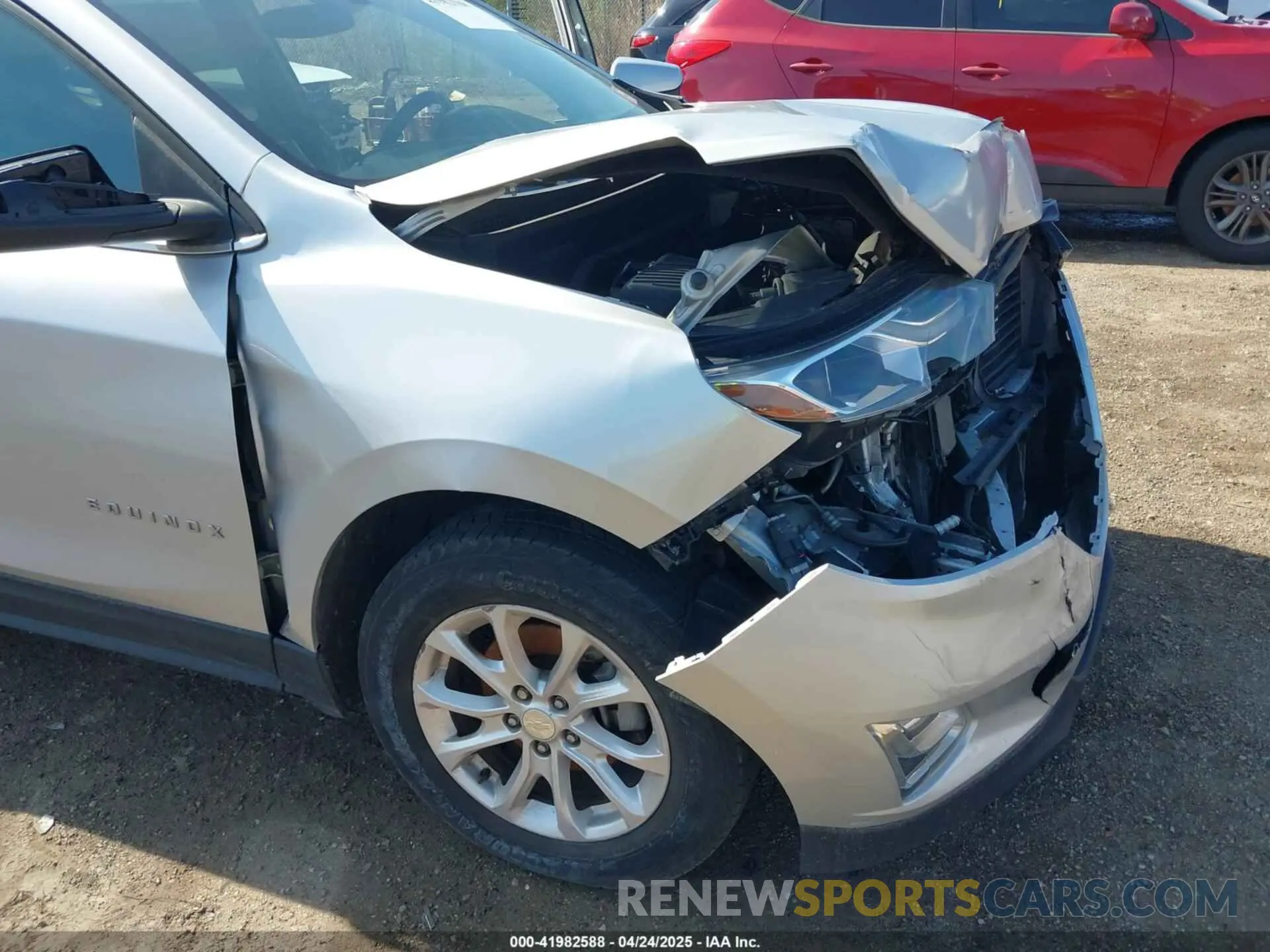 18 fotografías del automóvil dañado 3GNAXUEV8KS506982 CHEVROLET EQUINOX 2019