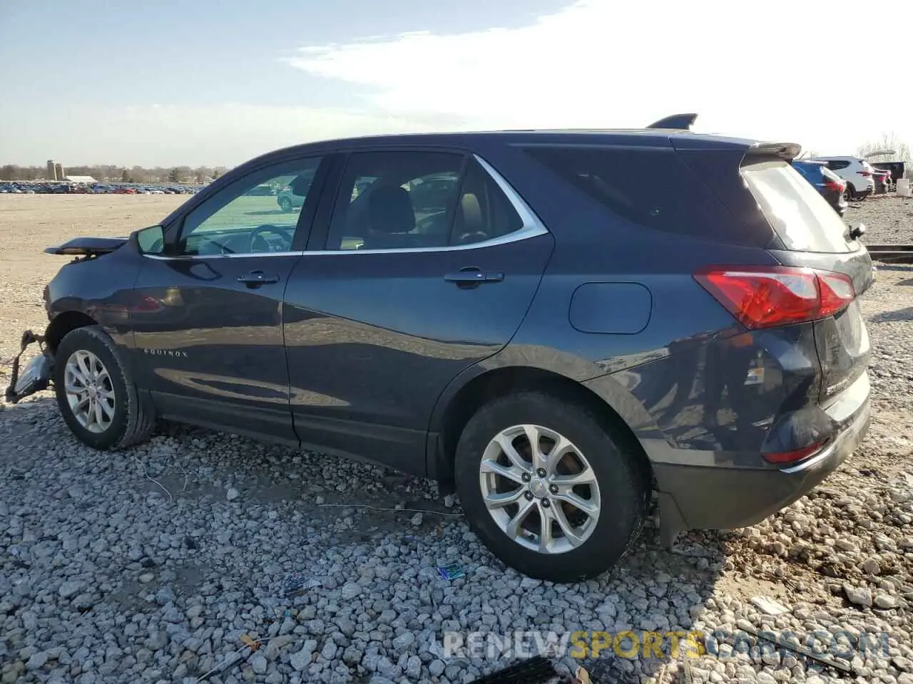 2 fotografías del automóvil dañado 3GNAXUEV8KS535348 CHEVROLET EQUINOX 2019