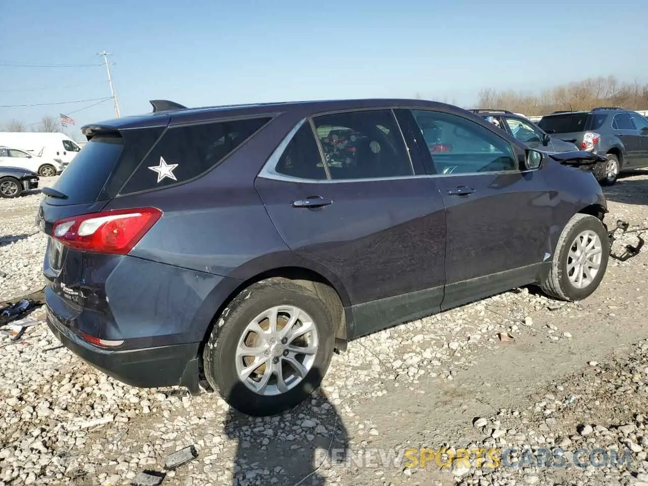 3 fotografías del automóvil dañado 3GNAXUEV8KS535348 CHEVROLET EQUINOX 2019