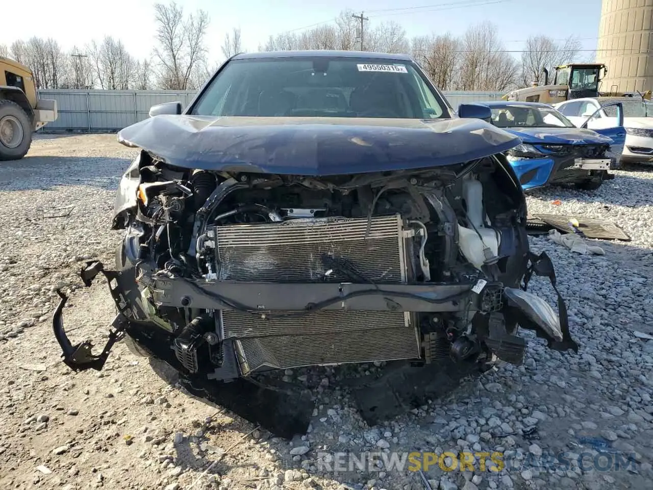 5 fotografías del automóvil dañado 3GNAXUEV8KS535348 CHEVROLET EQUINOX 2019