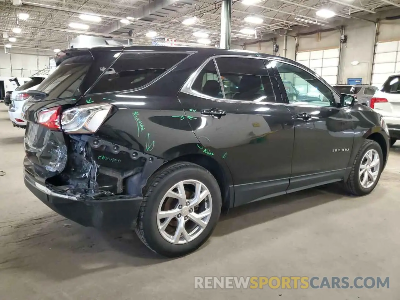 3 fotografías del automóvil dañado 3GNAXUEV9KL375457 CHEVROLET EQUINOX 2019