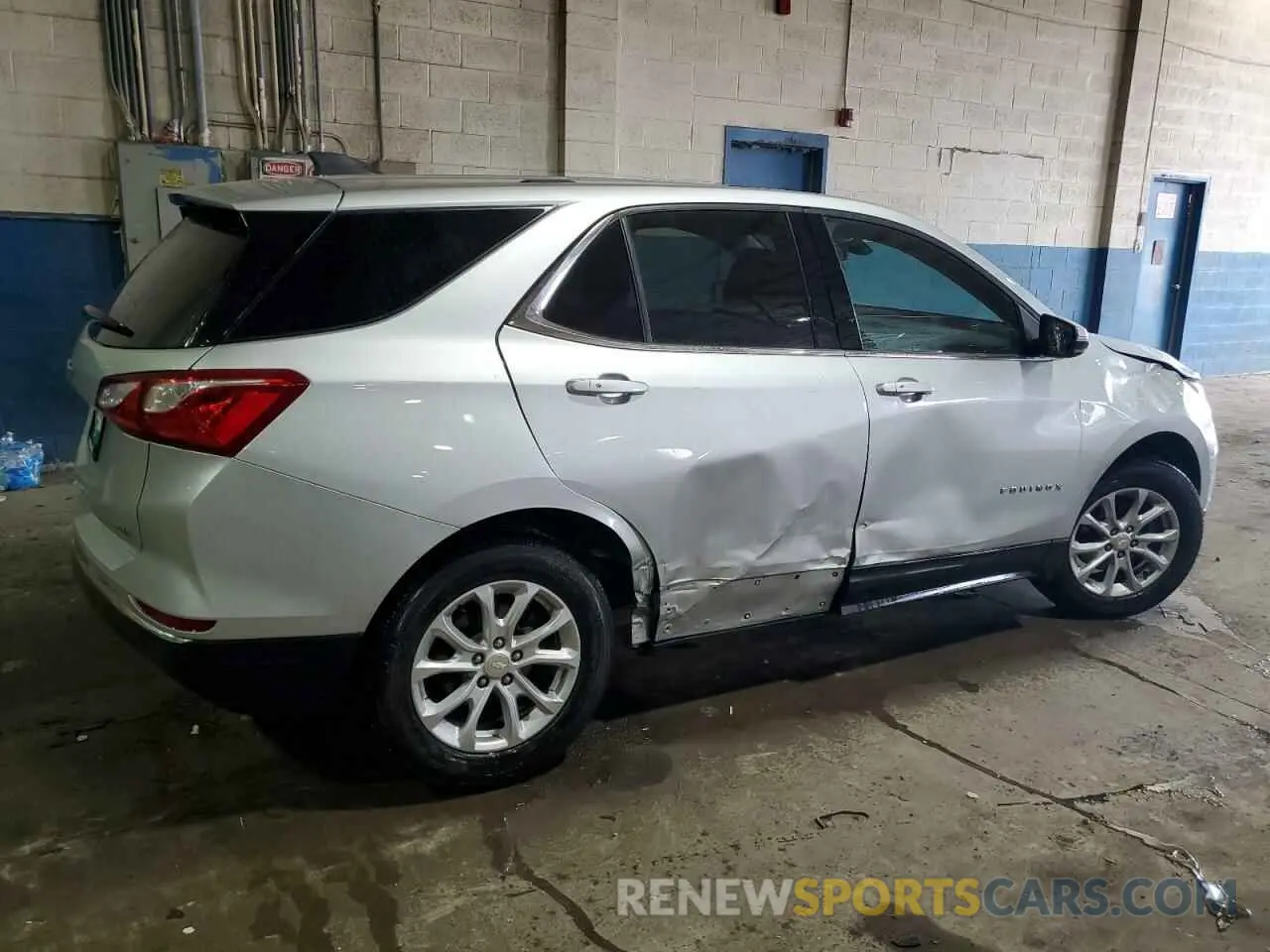 3 fotografías del automóvil dañado 3GNAXUEVXKS541250 CHEVROLET EQUINOX 2019