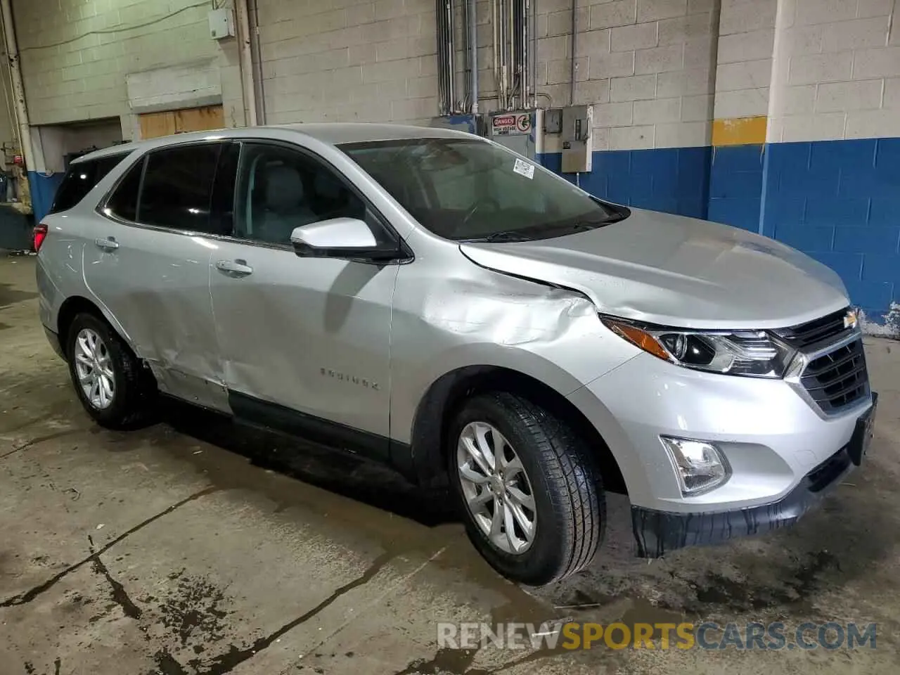 4 fotografías del automóvil dañado 3GNAXUEVXKS541250 CHEVROLET EQUINOX 2019