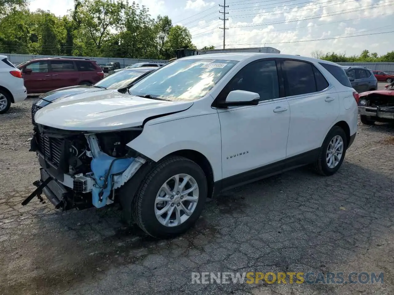 1 fotografías del automóvil dañado 3GNAXUEVXKS603374 CHEVROLET EQUINOX 2019