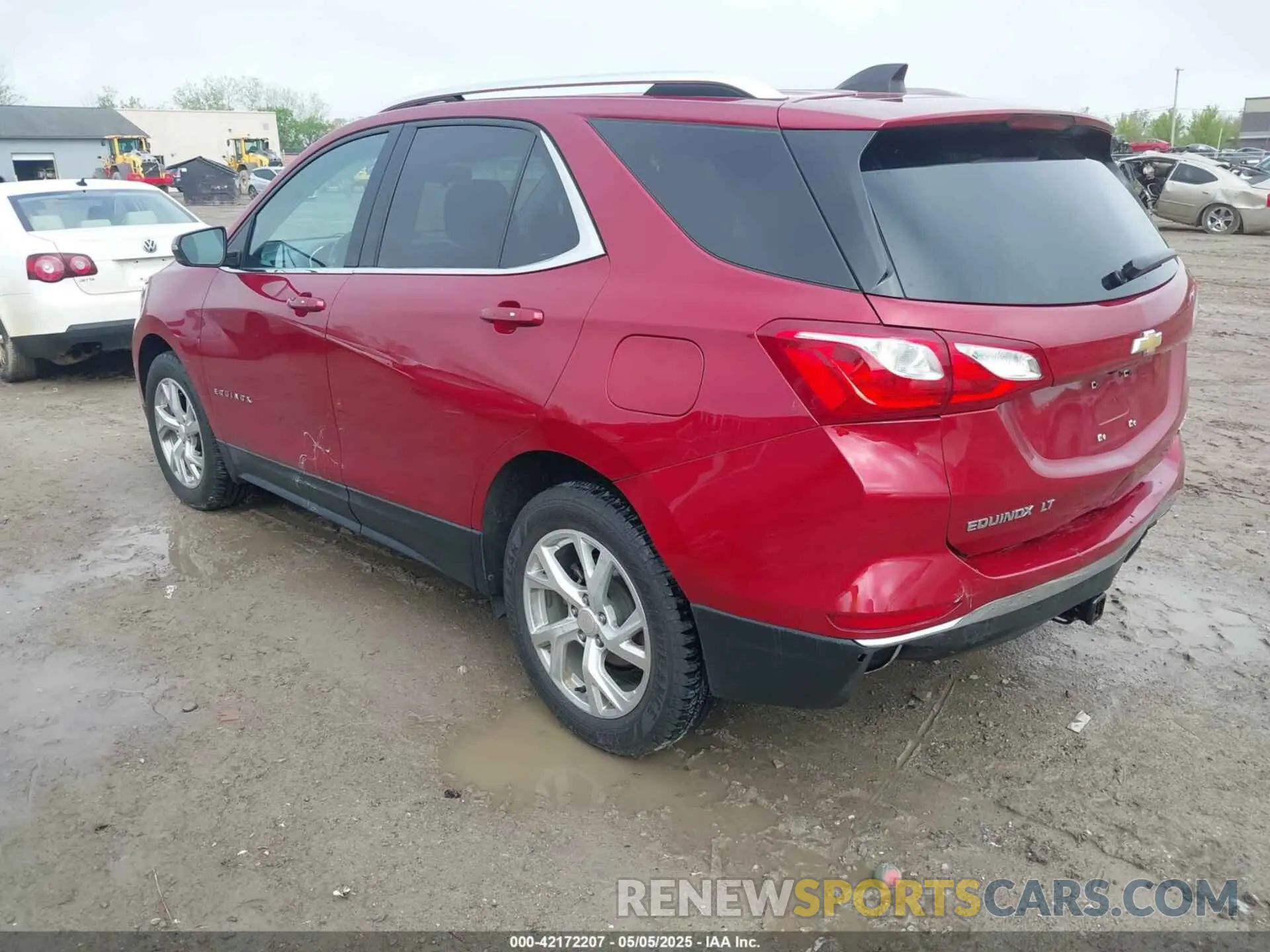 3 fotografías del automóvil dañado 3GNAXVEX6KS568310 CHEVROLET EQUINOX 2019