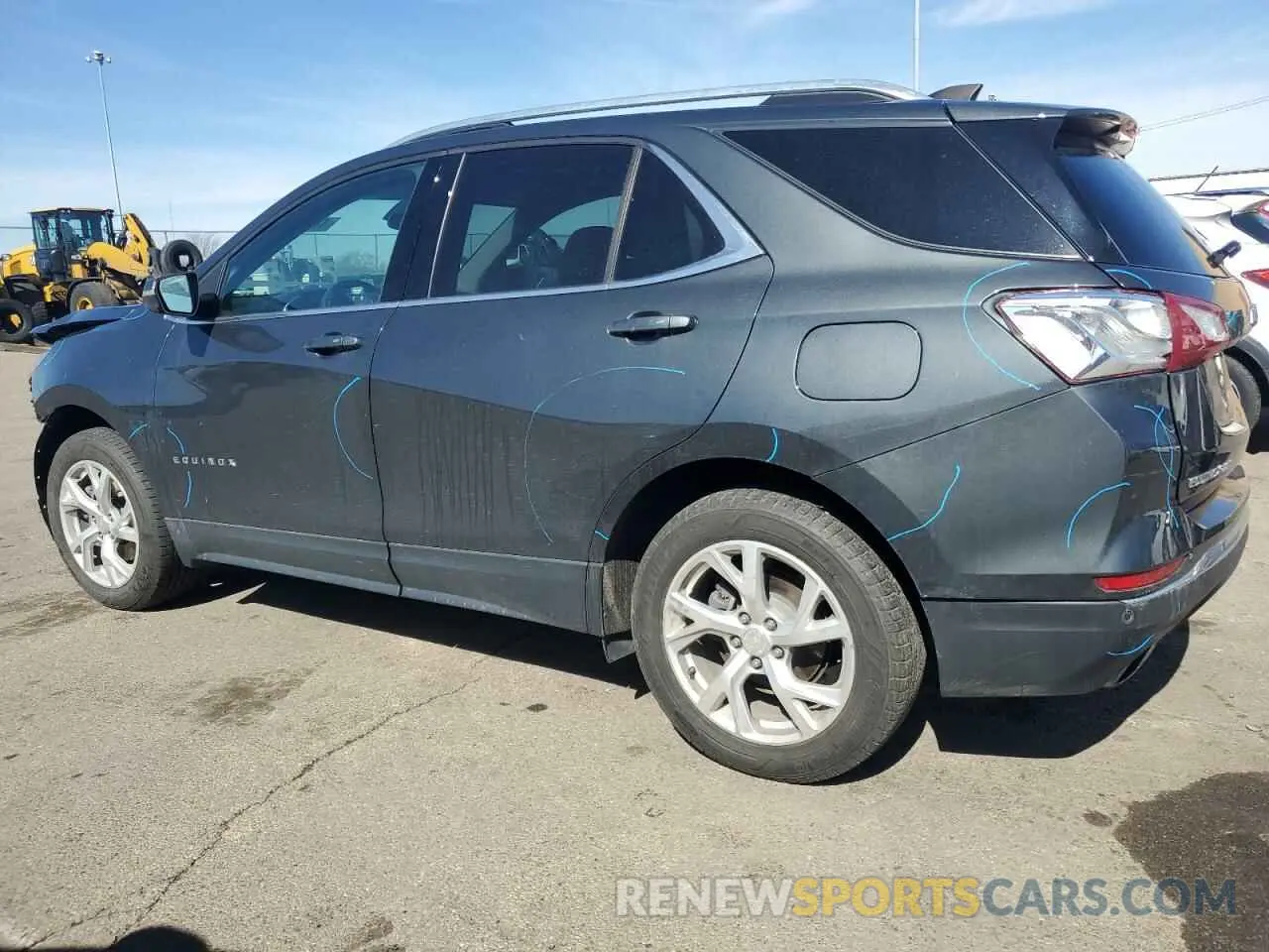 2 fotografías del automóvil dañado 3GNAXVEX6KS635570 CHEVROLET EQUINOX 2019
