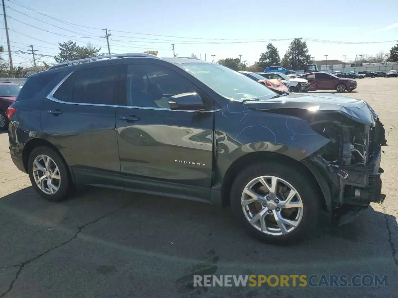 4 fotografías del automóvil dañado 3GNAXVEX6KS635570 CHEVROLET EQUINOX 2019