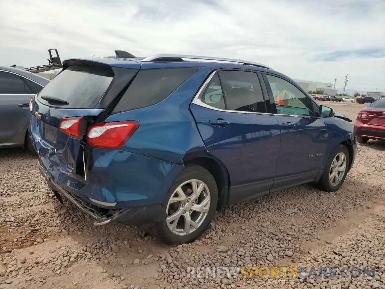 3 fotografías del automóvil dañado 3GNAXVEX8KL161017 CHEVROLET EQUINOX 2019