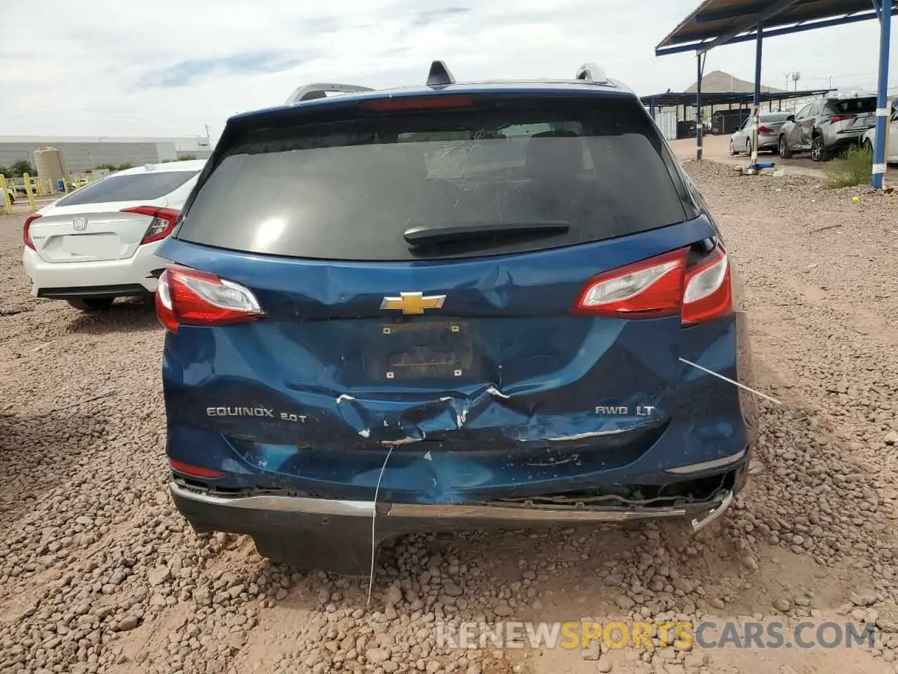 6 fotografías del automóvil dañado 3GNAXVEX8KL161017 CHEVROLET EQUINOX 2019