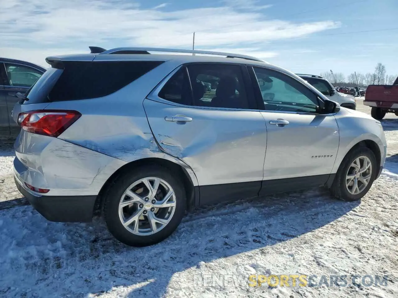 3 fotografías del automóvil dañado 3GNAXVEX8KS565313 CHEVROLET EQUINOX 2019