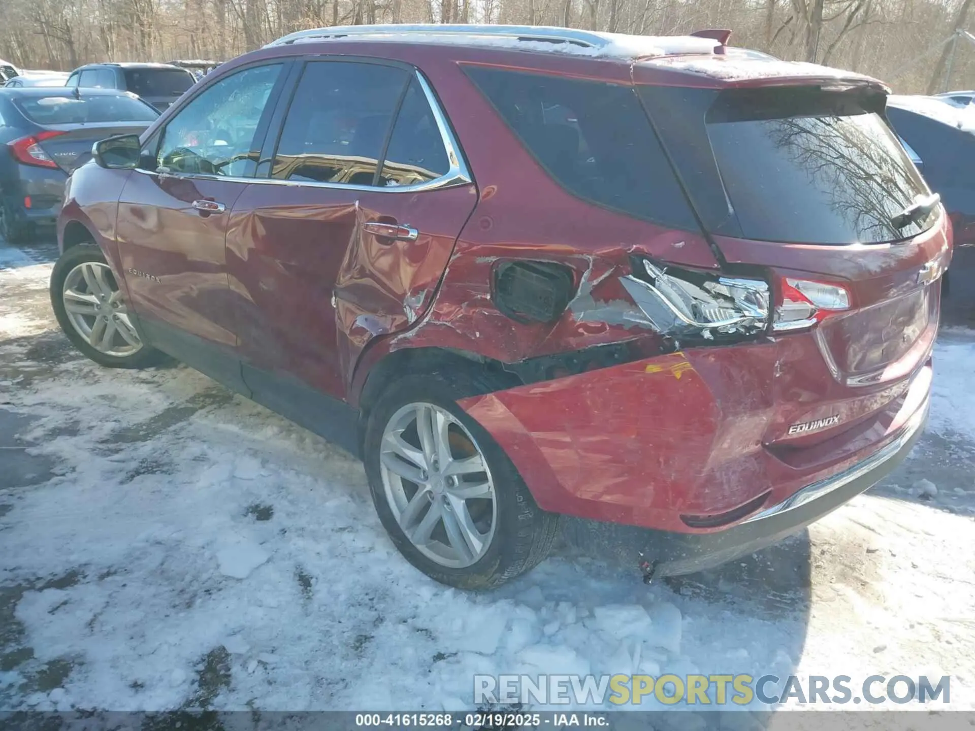 3 fotografías del automóvil dañado 3GNAXXEV3KL135953 CHEVROLET EQUINOX 2019