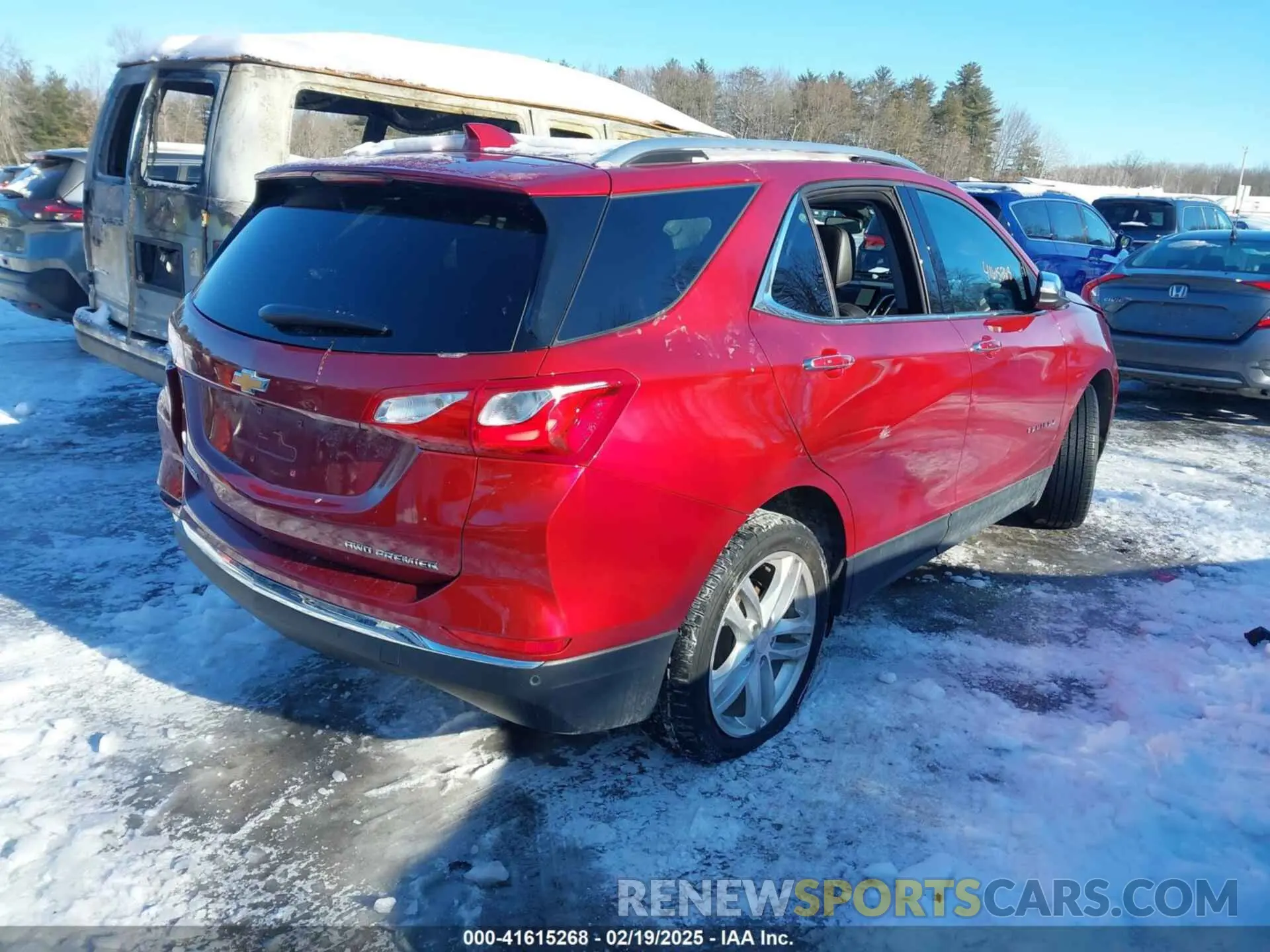 4 fotografías del automóvil dañado 3GNAXXEV3KL135953 CHEVROLET EQUINOX 2019
