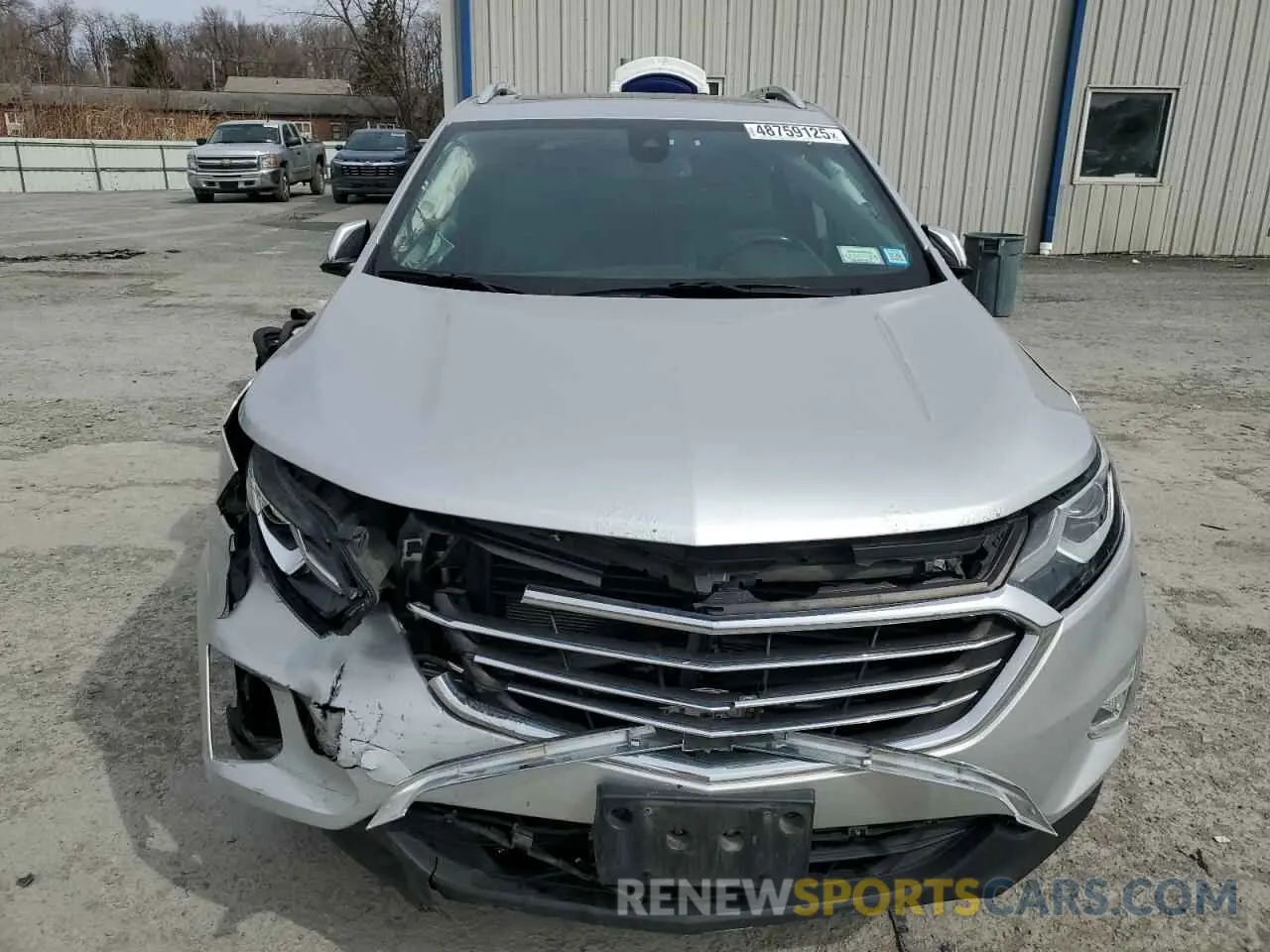 5 fotografías del automóvil dañado 3GNAXXEV7KS510345 CHEVROLET EQUINOX 2019
