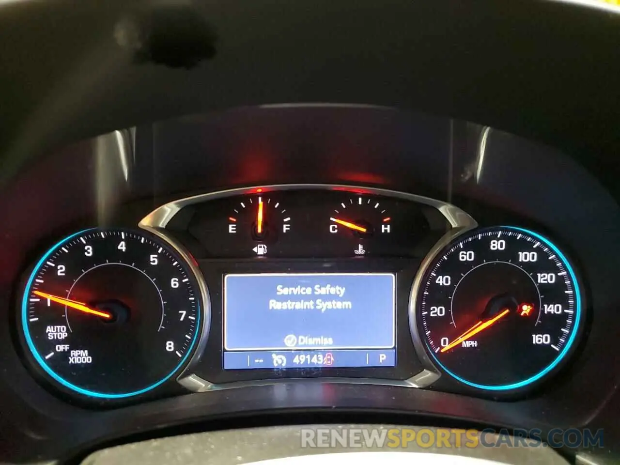 9 fotografías del automóvil dañado 3GNAXXEVXKL327418 CHEVROLET EQUINOX 2019