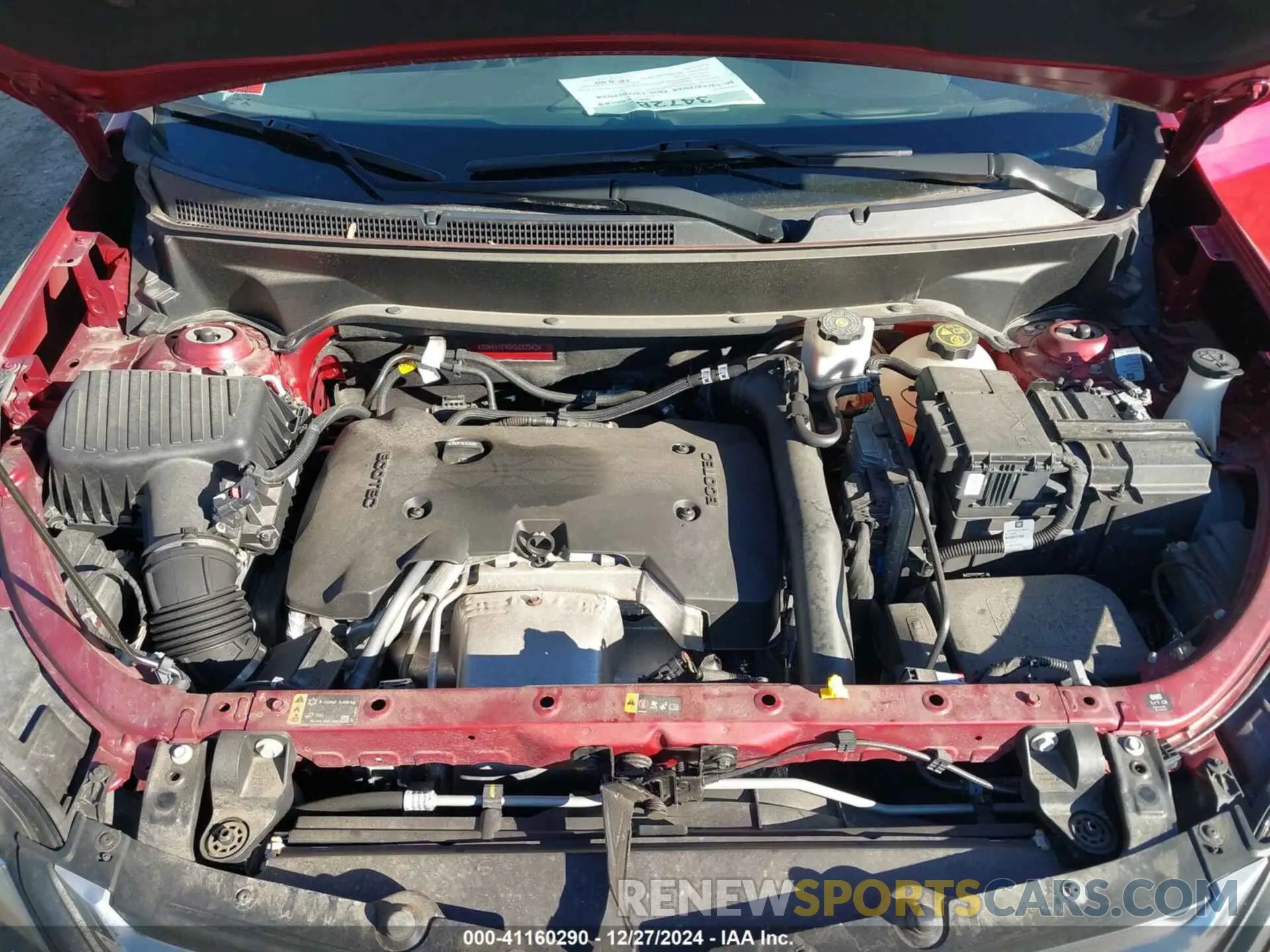 10 fotografías del automóvil dañado 3GNAXYEX0KS637042 CHEVROLET EQUINOX 2019