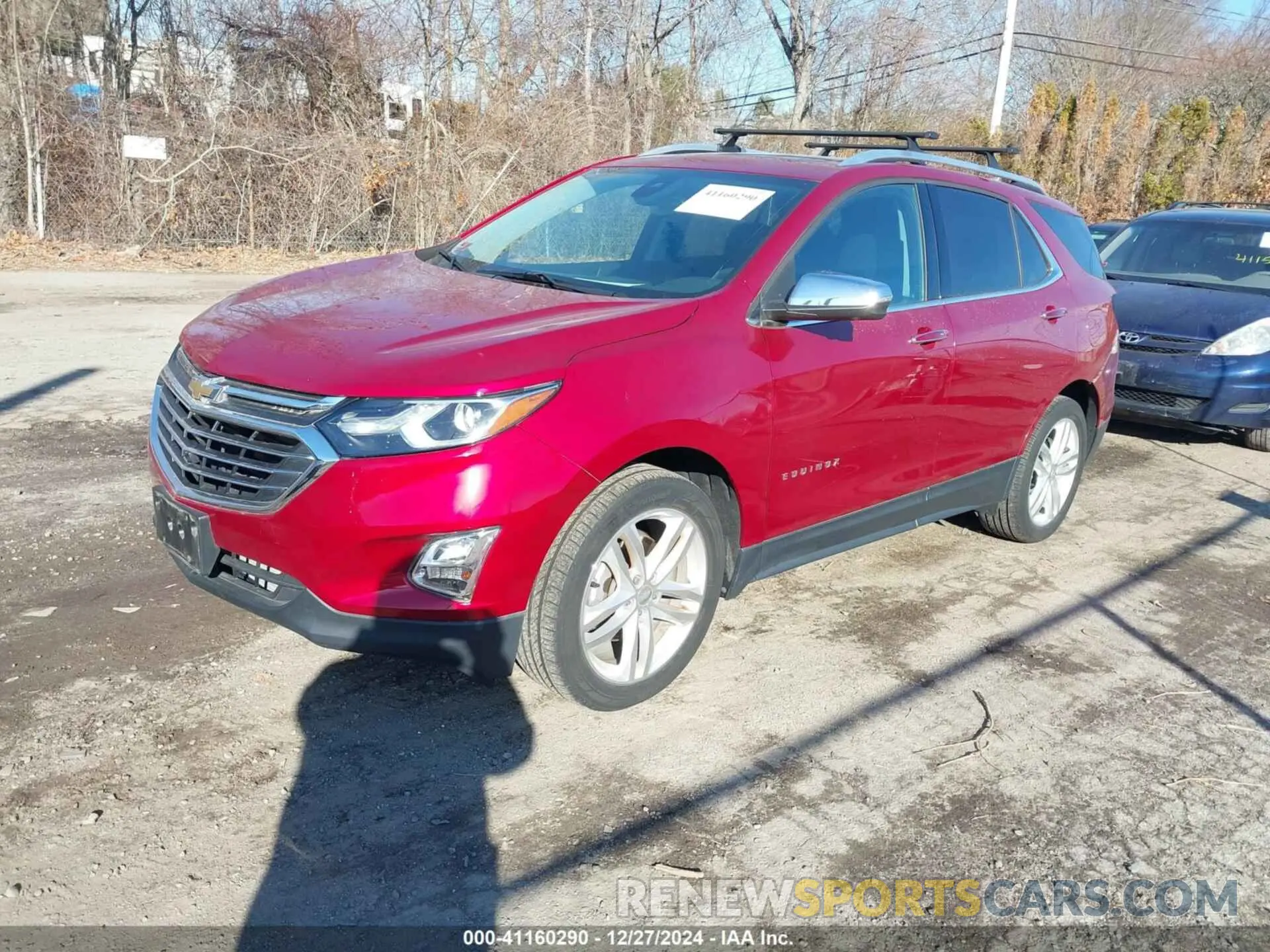 2 fotografías del automóvil dañado 3GNAXYEX0KS637042 CHEVROLET EQUINOX 2019