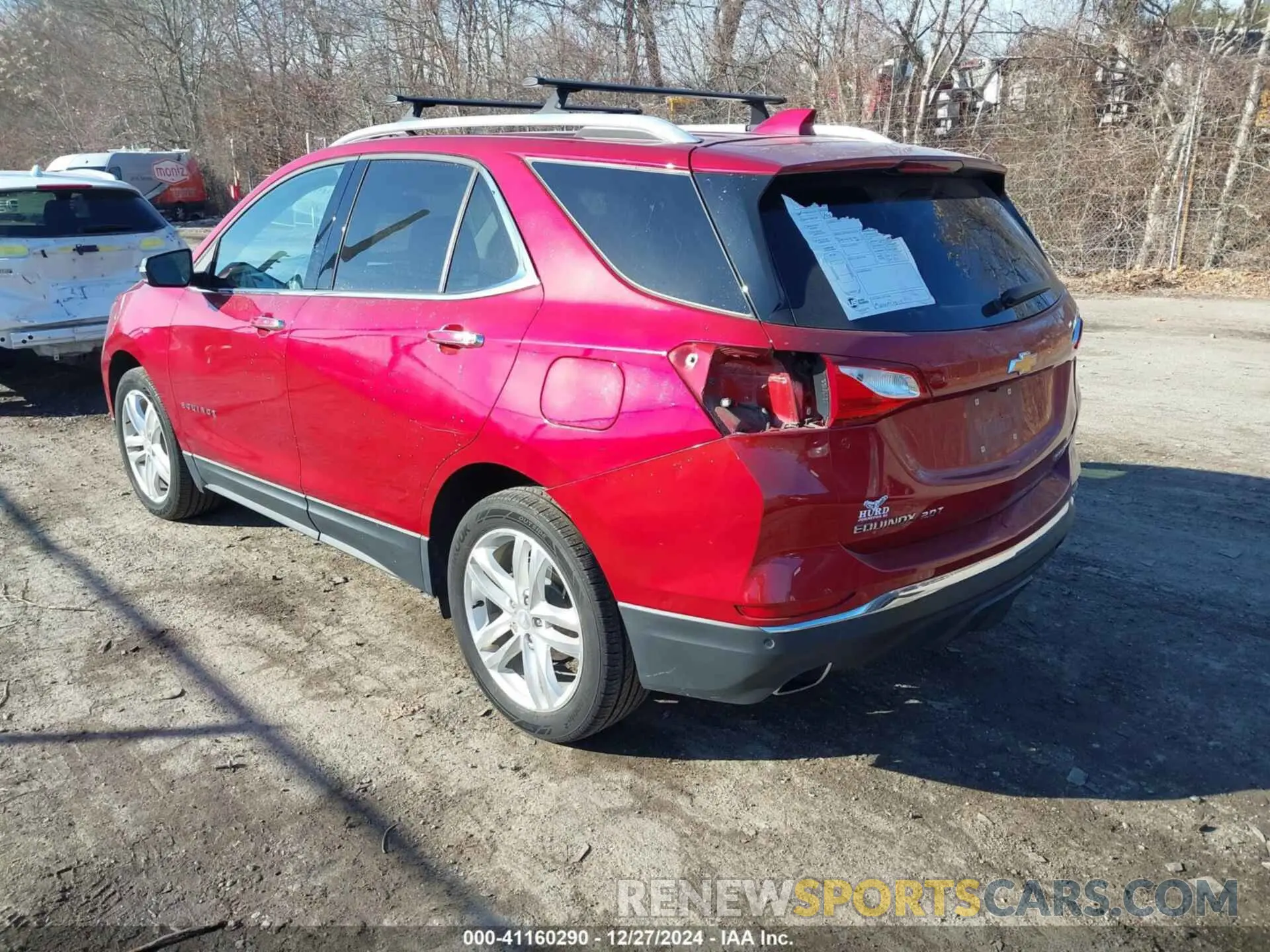 3 fotografías del automóvil dañado 3GNAXYEX0KS637042 CHEVROLET EQUINOX 2019