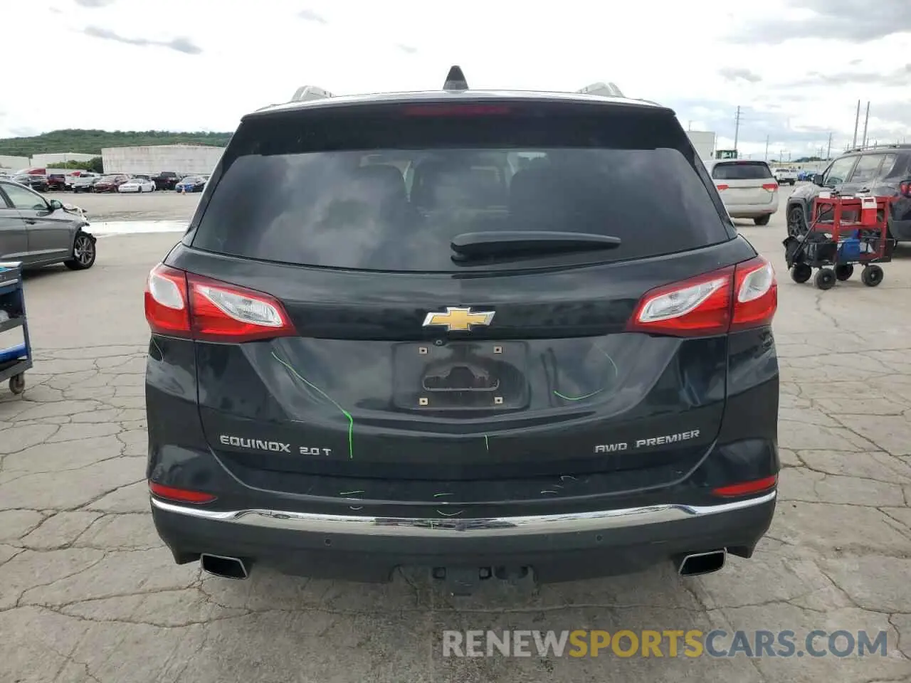 6 fotografías del automóvil dañado 3GNAXYEX2KL238384 CHEVROLET EQUINOX 2019