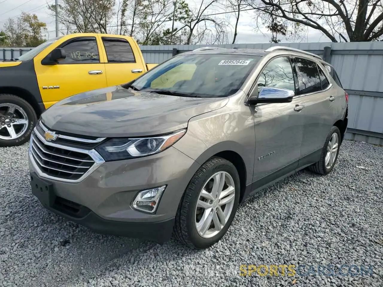 1 fotografías del automóvil dañado 3GNAXYEX2KS524211 CHEVROLET EQUINOX 2019