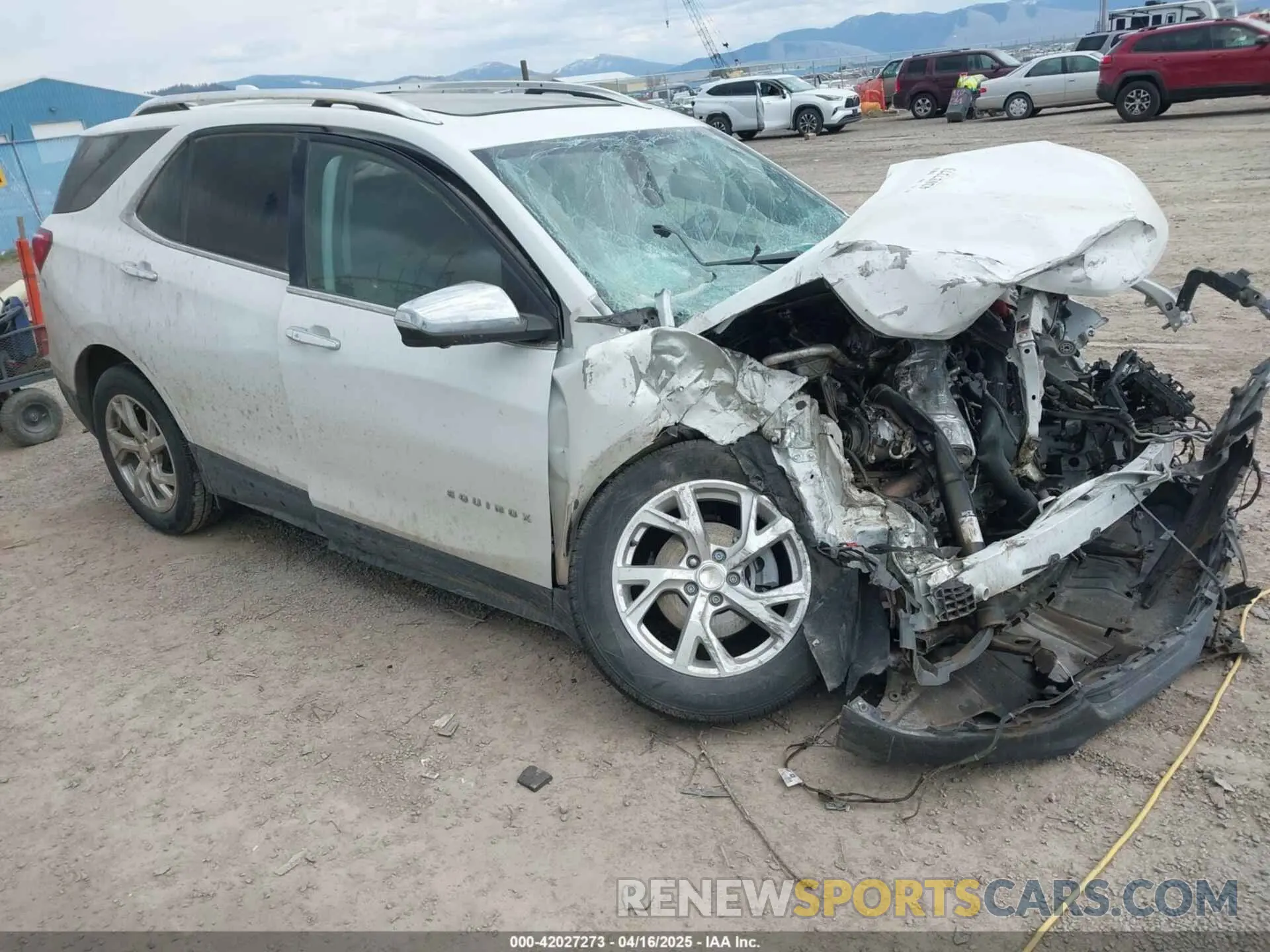 1 fotografías del automóvil dañado 3GNAXZEUXKS598469 CHEVROLET EQUINOX 2019
