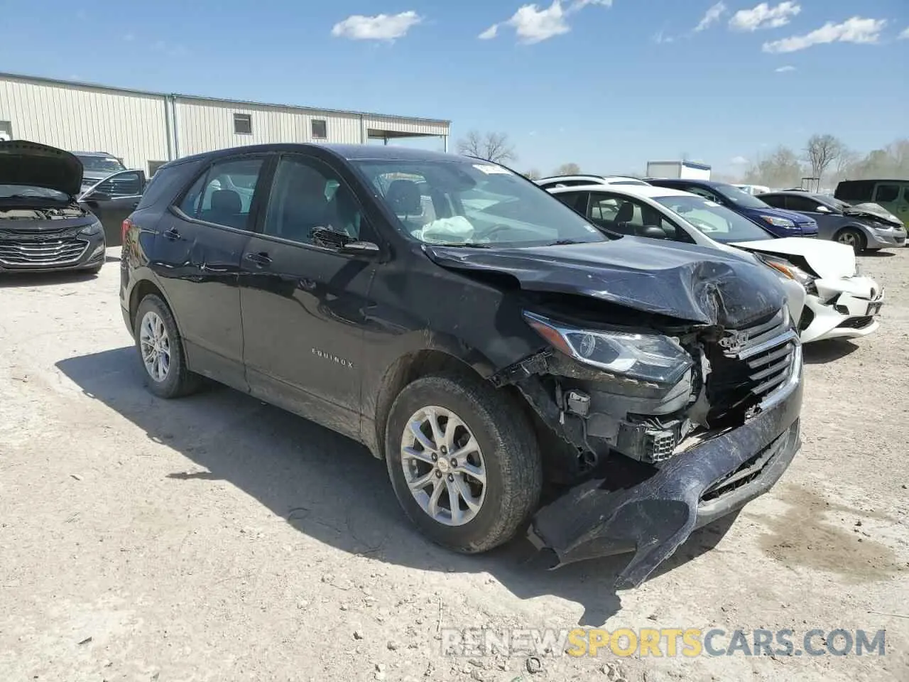 4 fotografías del automóvil dañado 2GNAX5EV6L6209246 CHEVROLET EQUINOX 2020