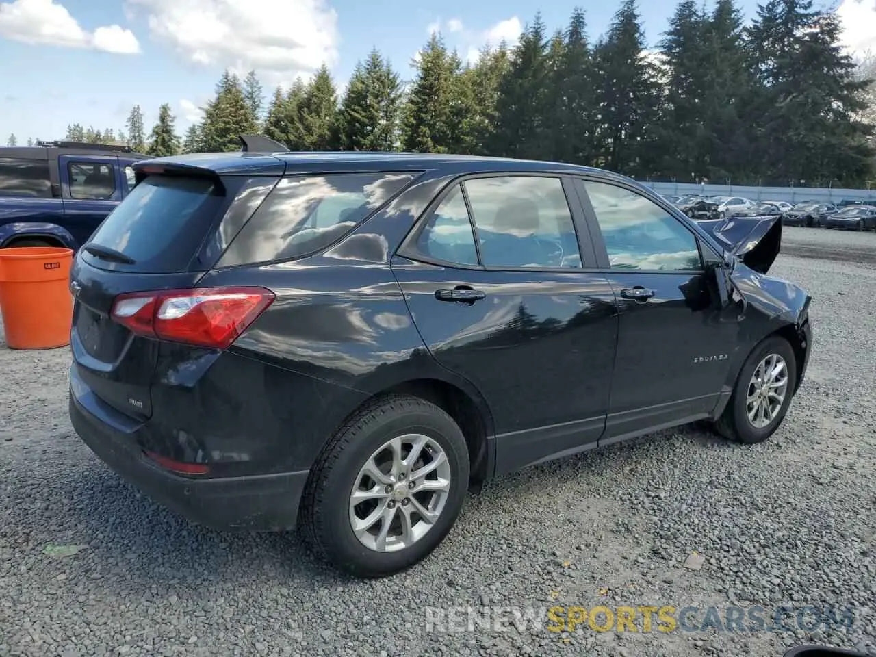 3 fotografías del automóvil dañado 2GNAX5EV9L6246419 CHEVROLET EQUINOX 2020