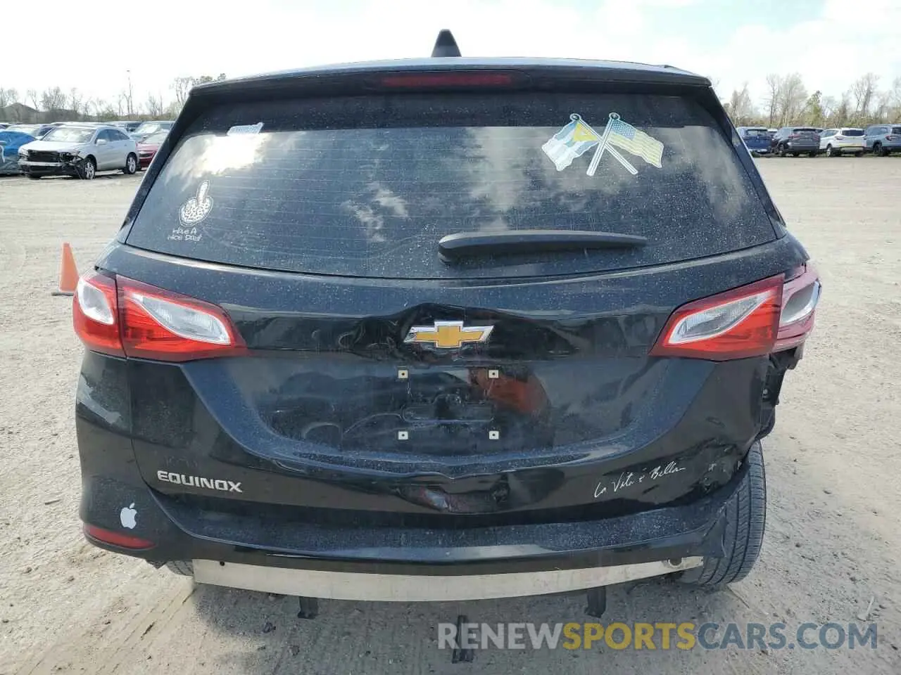 6 fotografías del automóvil dañado 2GNAXFEV2L6157443 CHEVROLET EQUINOX 2020