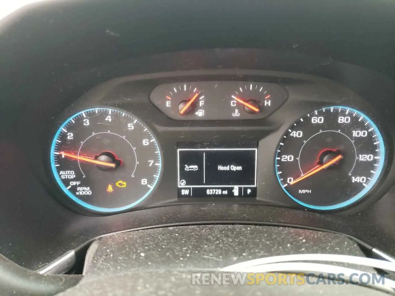 9 fotografías del automóvil dañado 2GNAXHEV0L6177864 CHEVROLET EQUINOX 2020