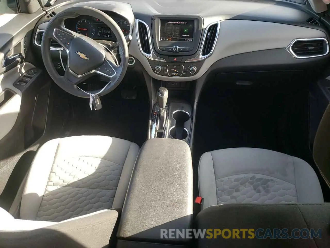 8 fotografías del automóvil dañado 2GNAXHEV0L6245791 CHEVROLET EQUINOX 2020