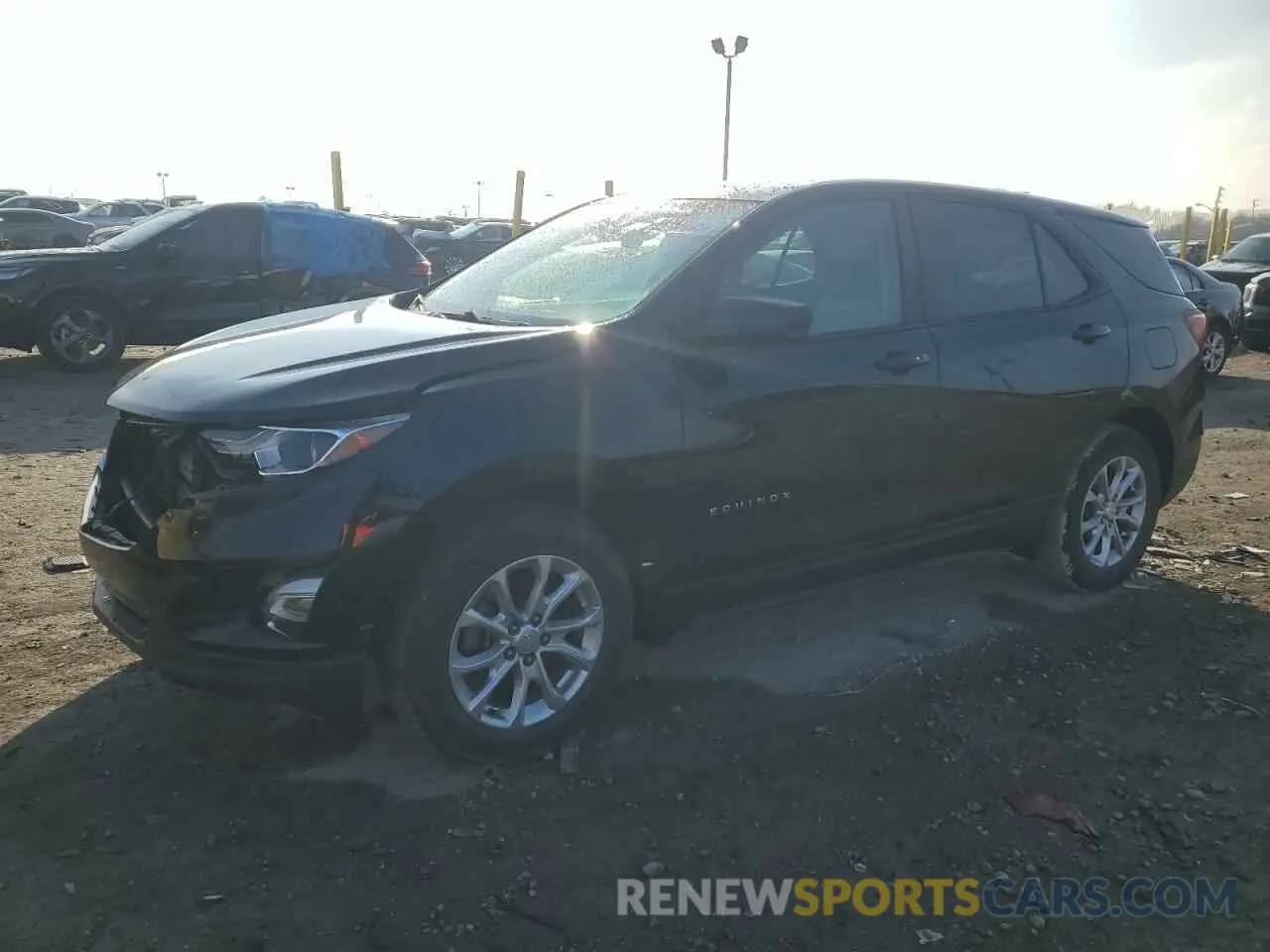 1 fotografías del automóvil dañado 2GNAXHEV0L6284817 CHEVROLET EQUINOX 2020