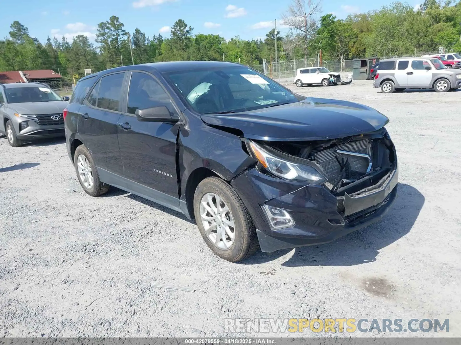 1 fotografías del automóvil dañado 2GNAXHEV1L6188288 CHEVROLET EQUINOX 2020