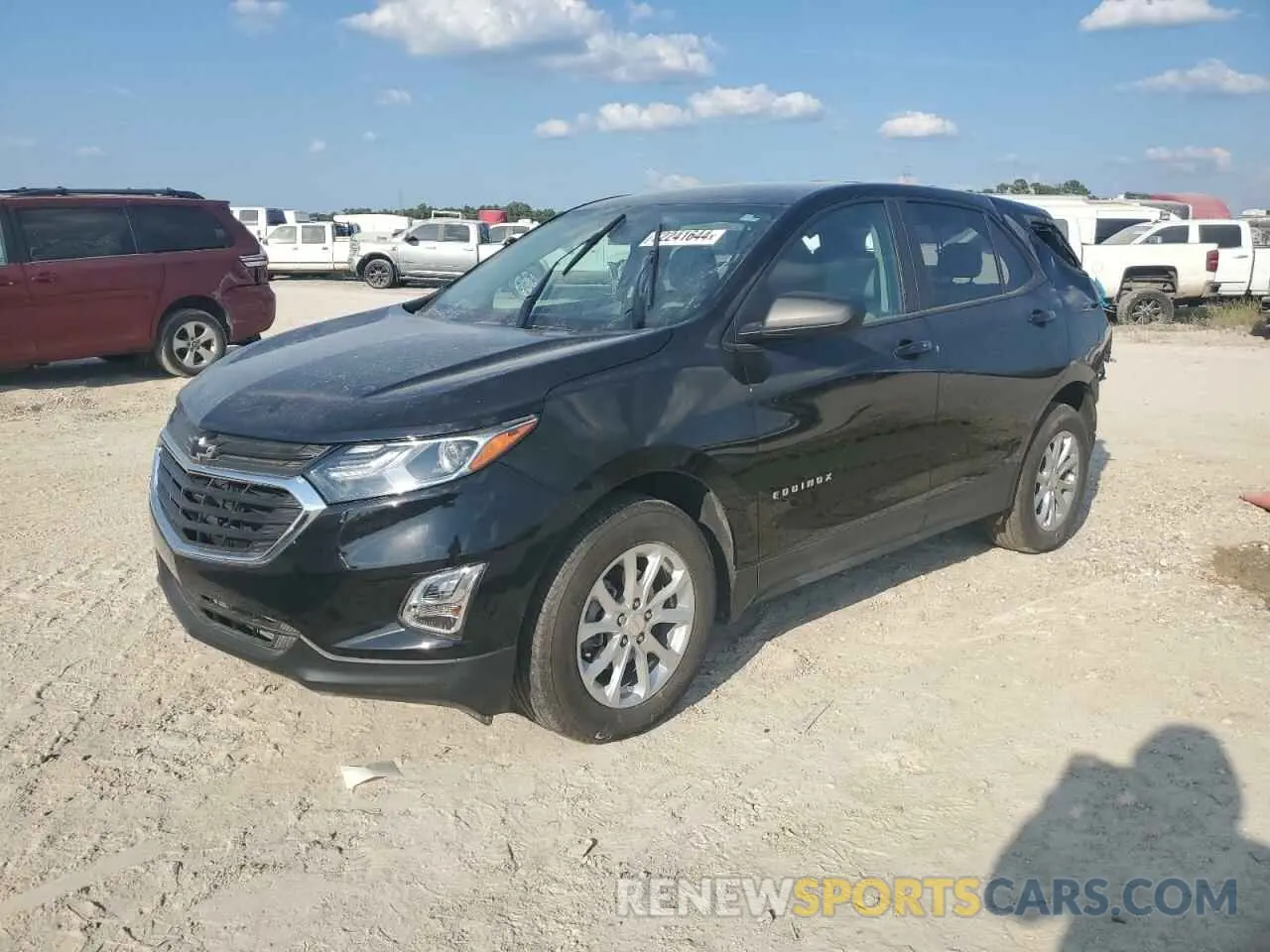 1 fotografías del automóvil dañado 2GNAXHEV2L6244626 CHEVROLET EQUINOX 2020