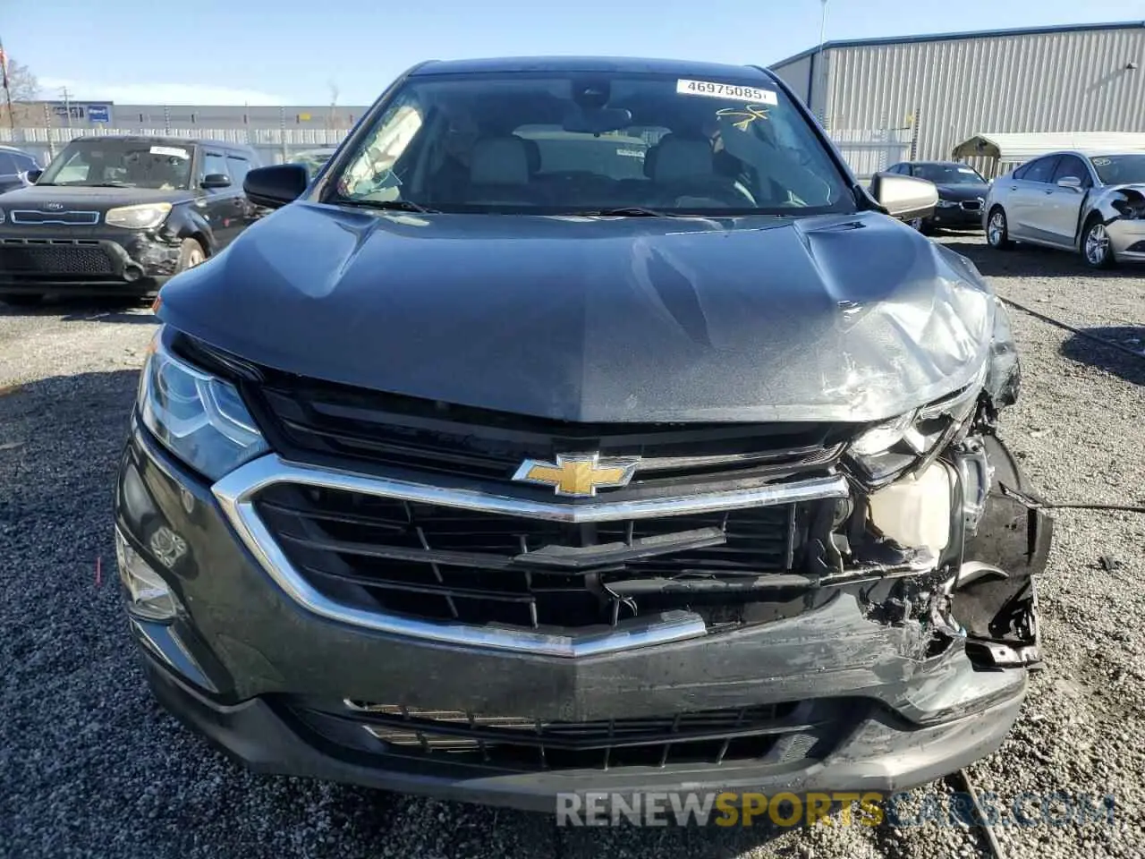 5 fotografías del automóvil dañado 2GNAXHEV3L6127802 CHEVROLET EQUINOX 2020
