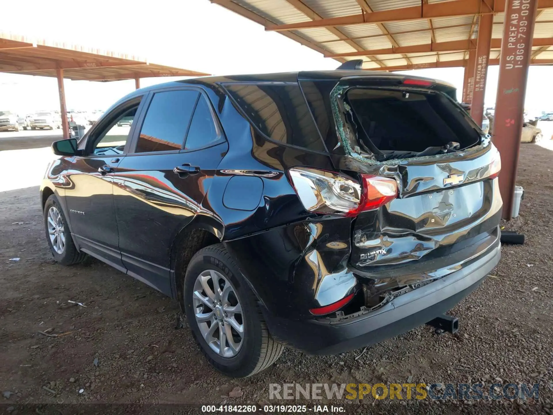 3 fotografías del automóvil dañado 2GNAXHEV4L6251819 CHEVROLET EQUINOX 2020