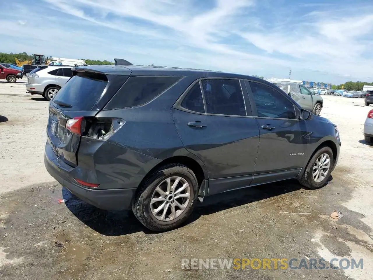 3 fotografías del automóvil dañado 2GNAXHEV6L6186052 CHEVROLET EQUINOX 2020