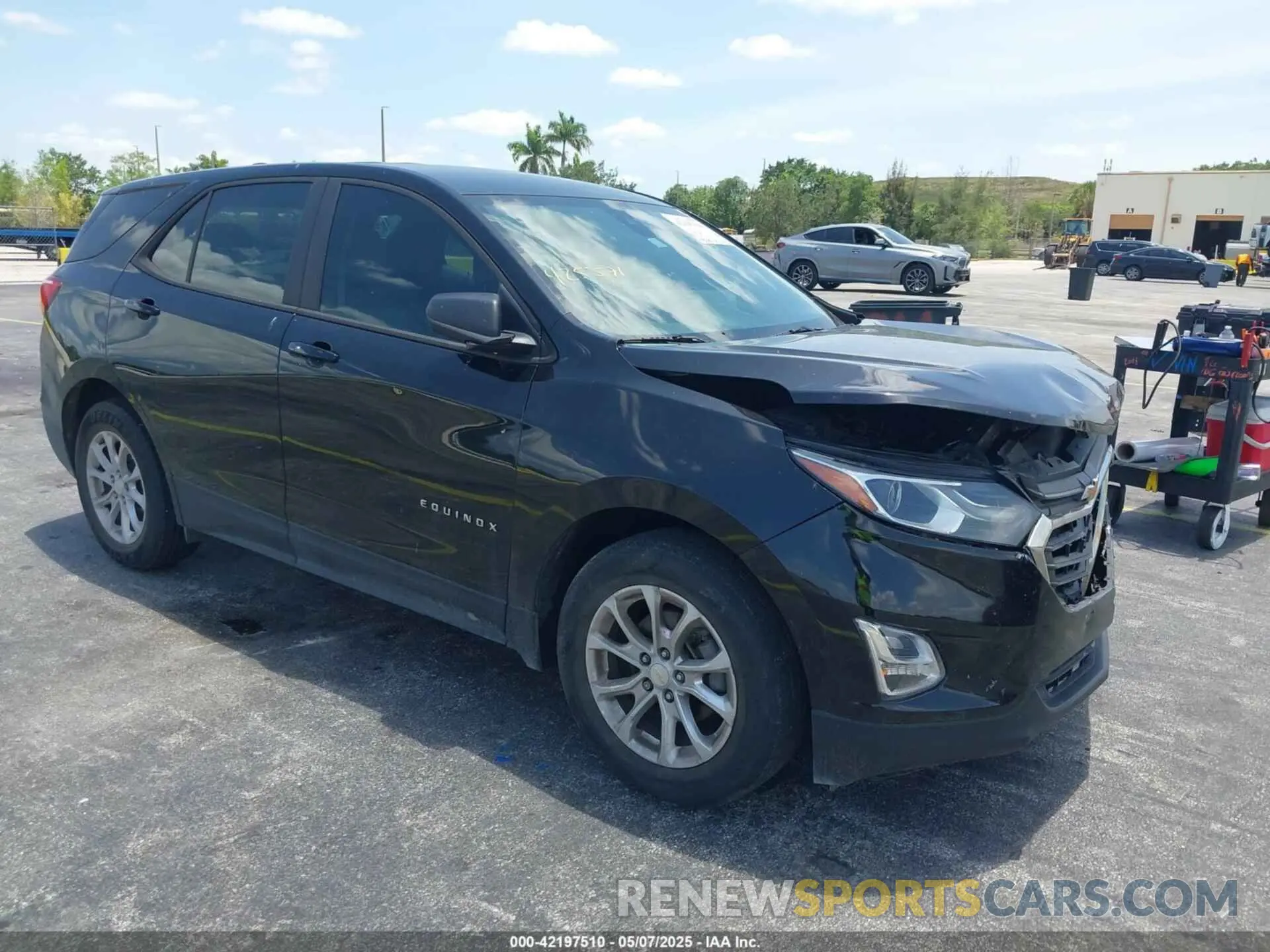 1 fotografías del automóvil dañado 2GNAXHEV6L6229384 CHEVROLET EQUINOX 2020