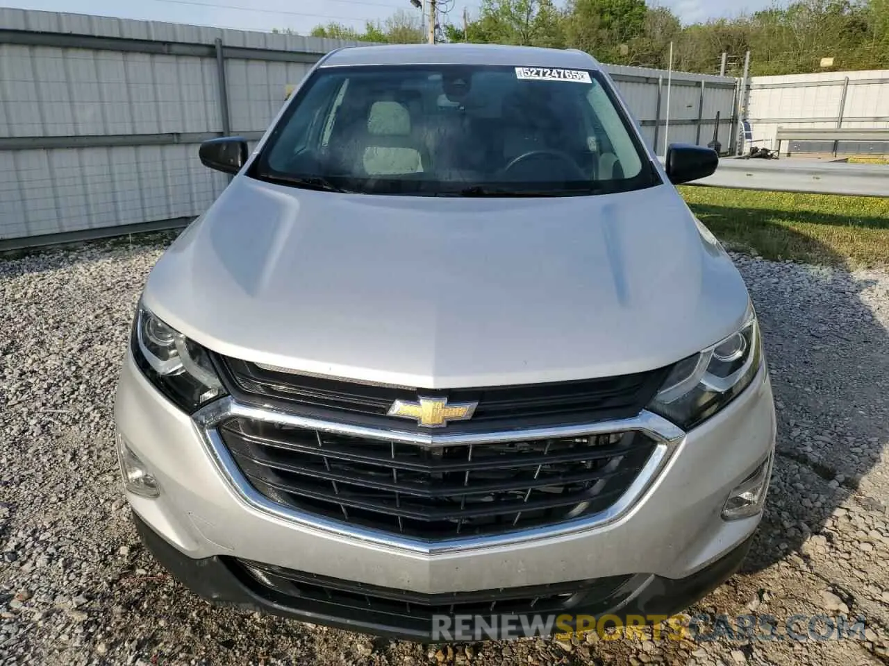5 fotografías del automóvil dañado 2GNAXHEV6L6231426 CHEVROLET EQUINOX 2020
