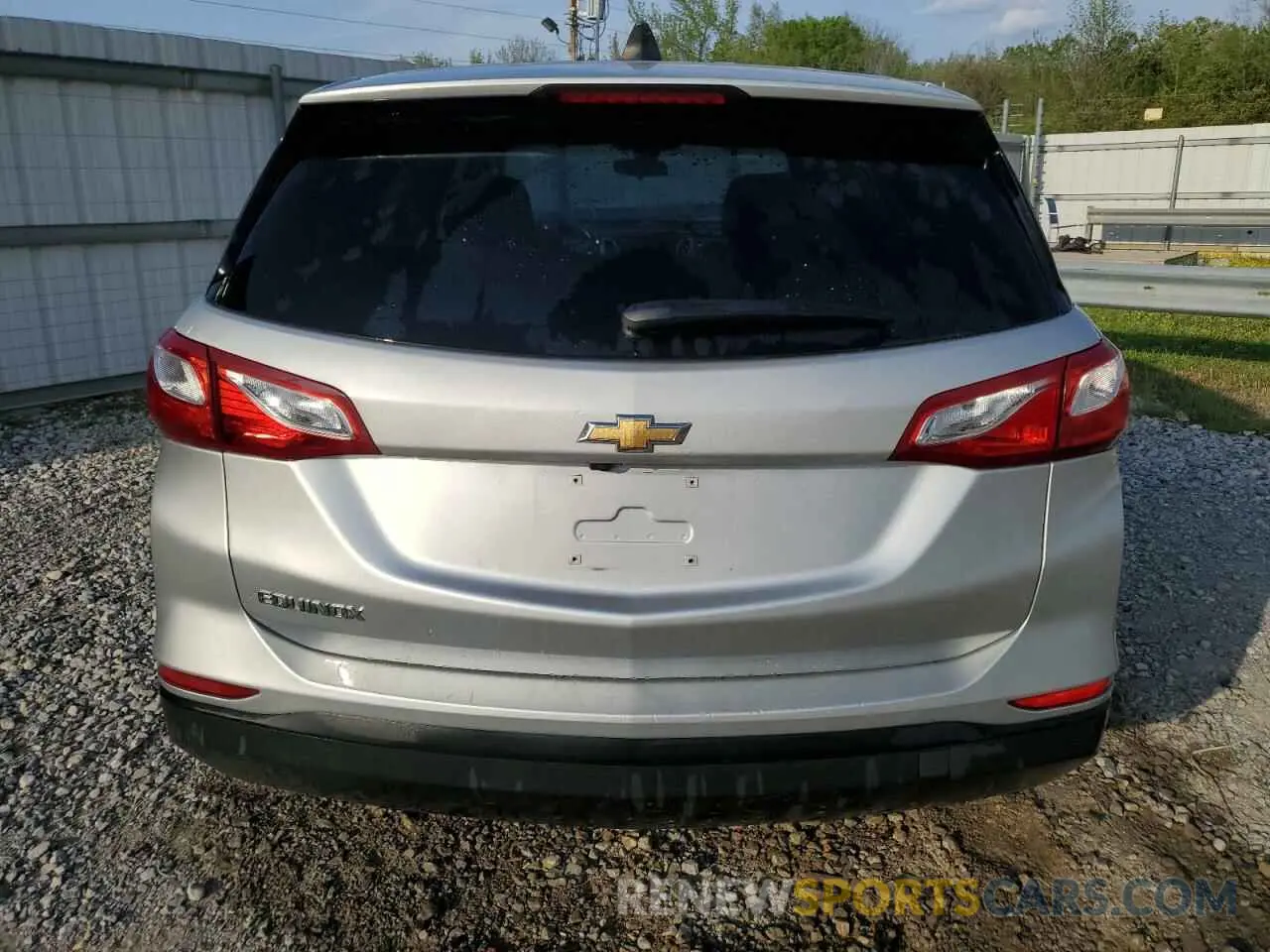 6 fotografías del automóvil dañado 2GNAXHEV6L6231426 CHEVROLET EQUINOX 2020