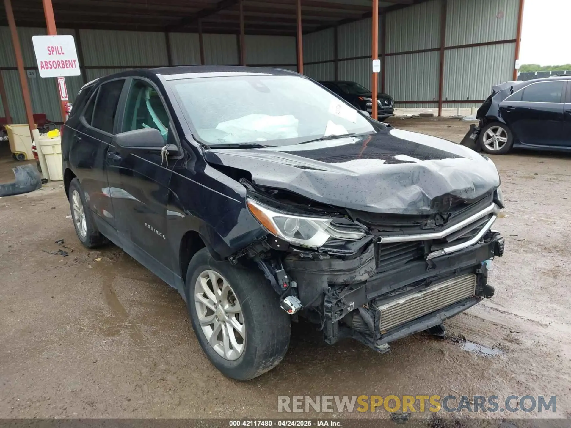 1 fotografías del automóvil dañado 2GNAXHEV7L6226963 CHEVROLET EQUINOX 2020