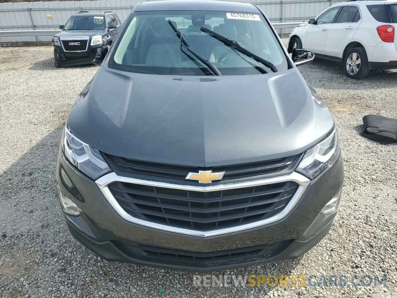5 fotografías del automóvil dañado 2GNAXHEV7L6282563 CHEVROLET EQUINOX 2020