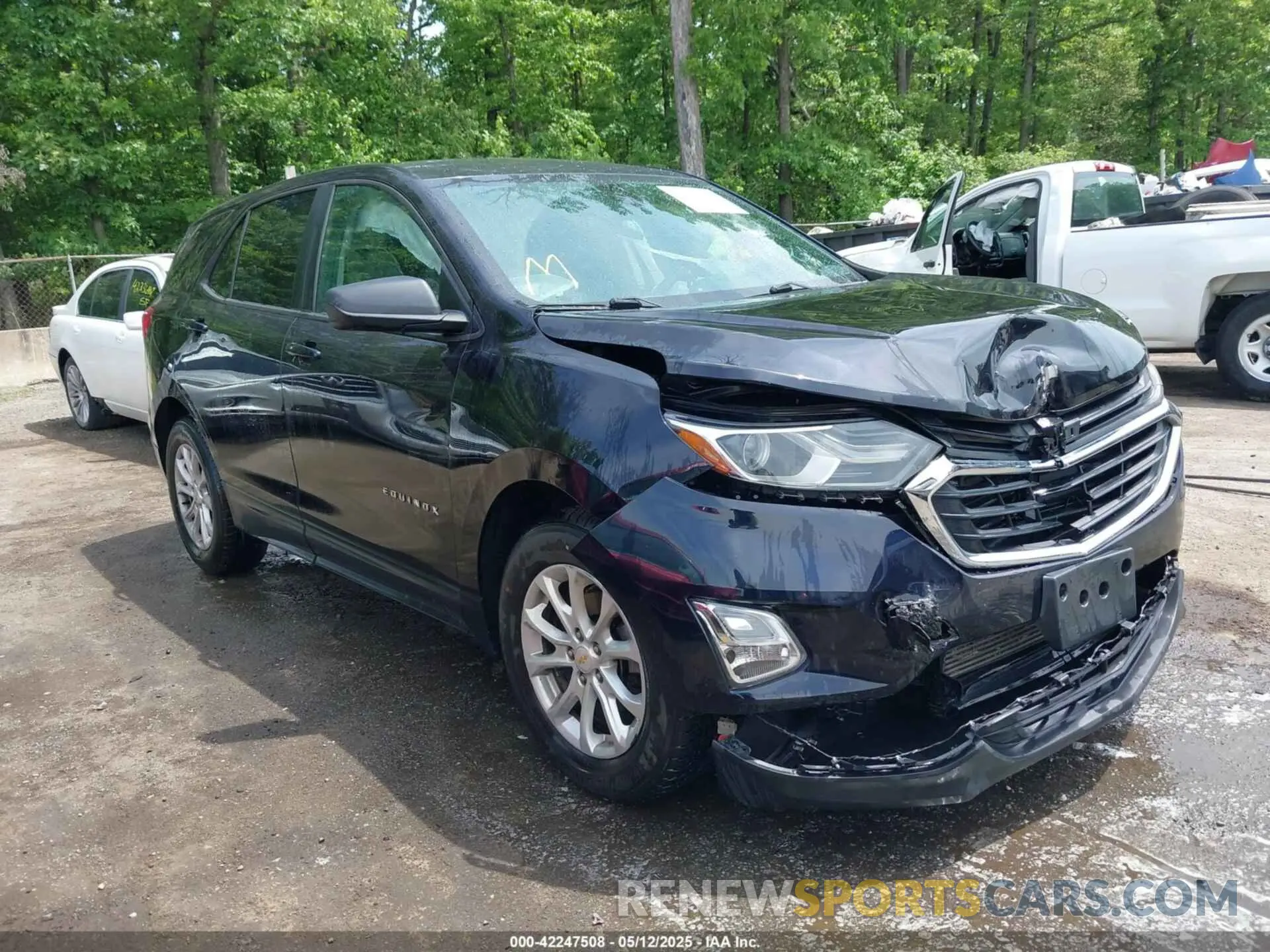 1 fotografías del automóvil dañado 2GNAXHEV8L6102989 CHEVROLET EQUINOX 2020