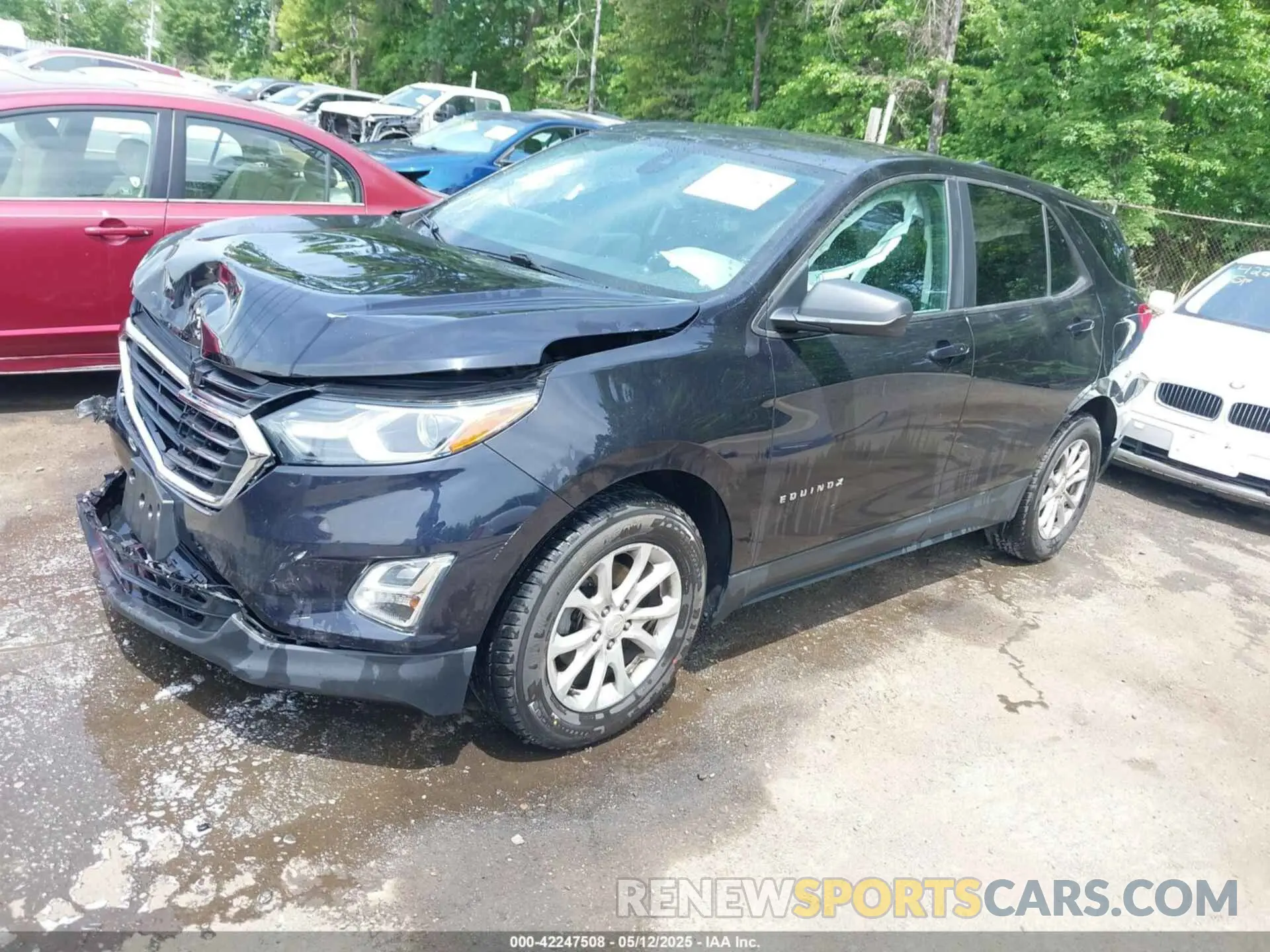 2 fotografías del automóvil dañado 2GNAXHEV8L6102989 CHEVROLET EQUINOX 2020