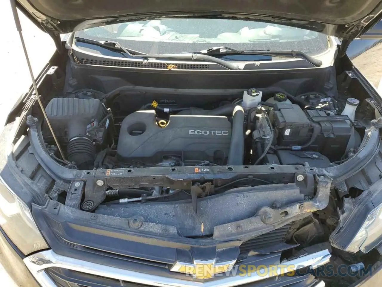 12 fotografías del automóvil dañado 2GNAXHEV8L6145549 CHEVROLET EQUINOX 2020
