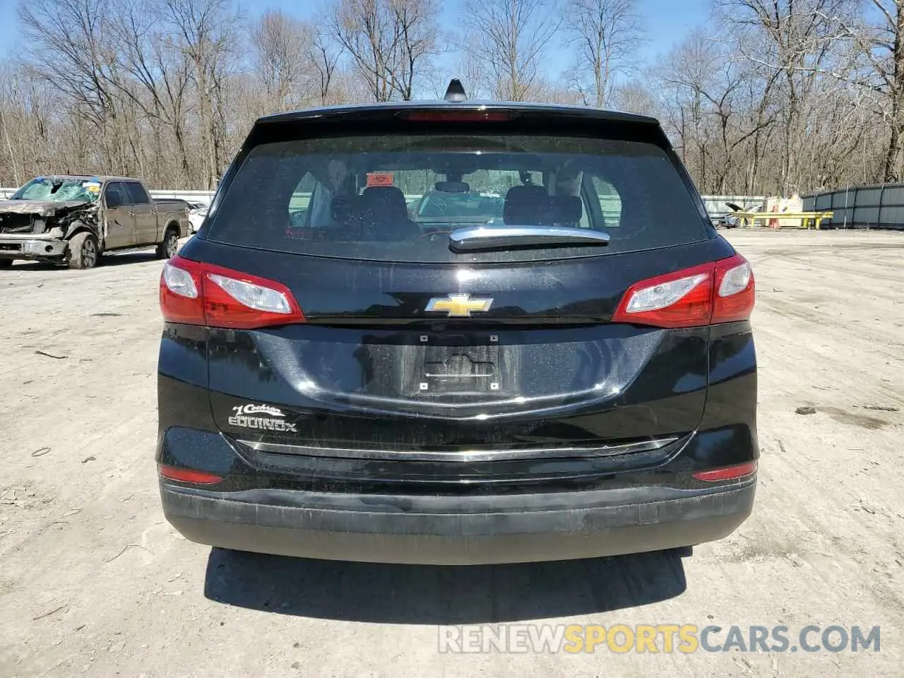 6 fotografías del automóvil dañado 2GNAXHEV8L6145549 CHEVROLET EQUINOX 2020