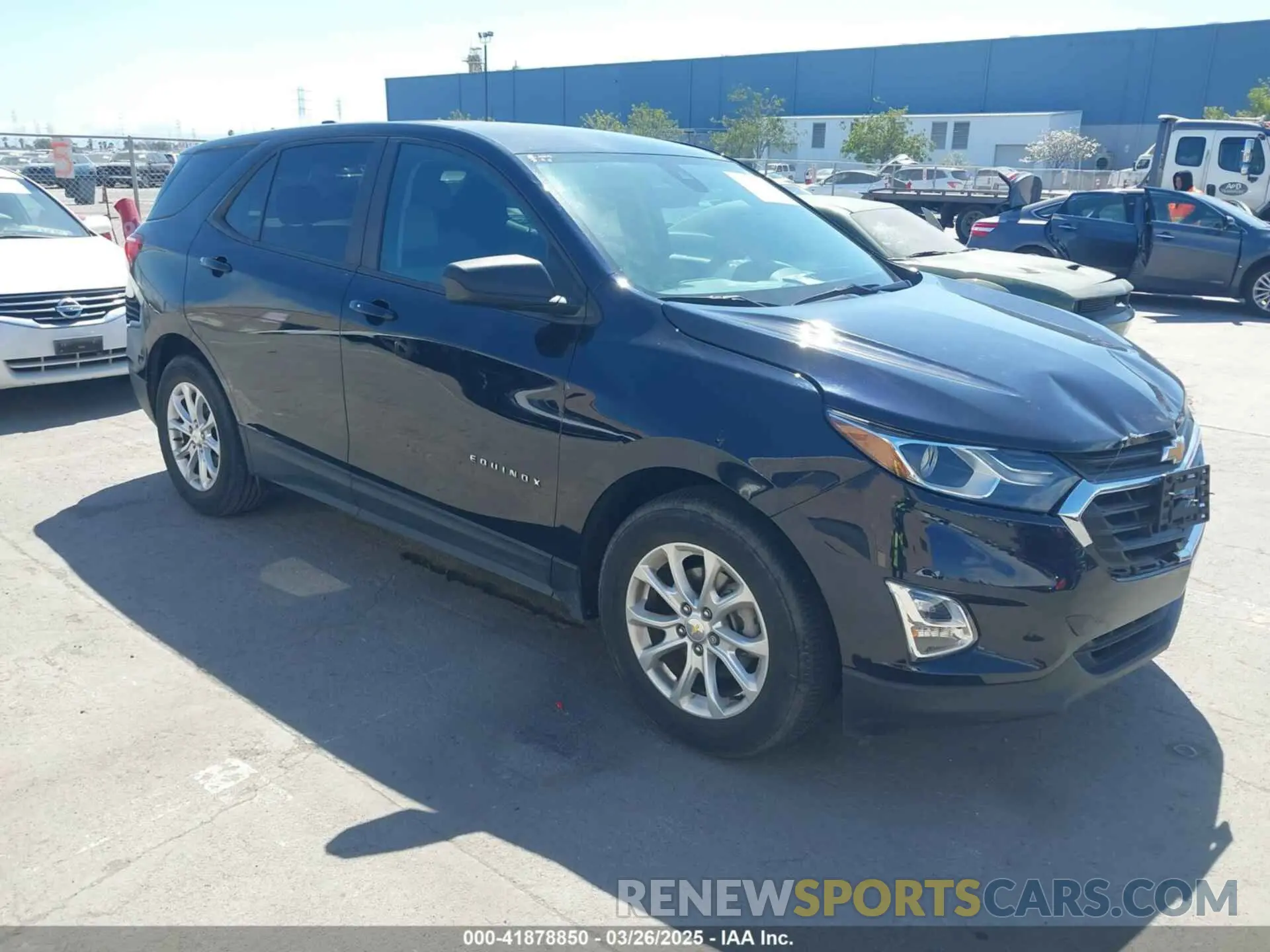 1 fotografías del automóvil dañado 2GNAXHEV8L6165591 CHEVROLET EQUINOX 2020