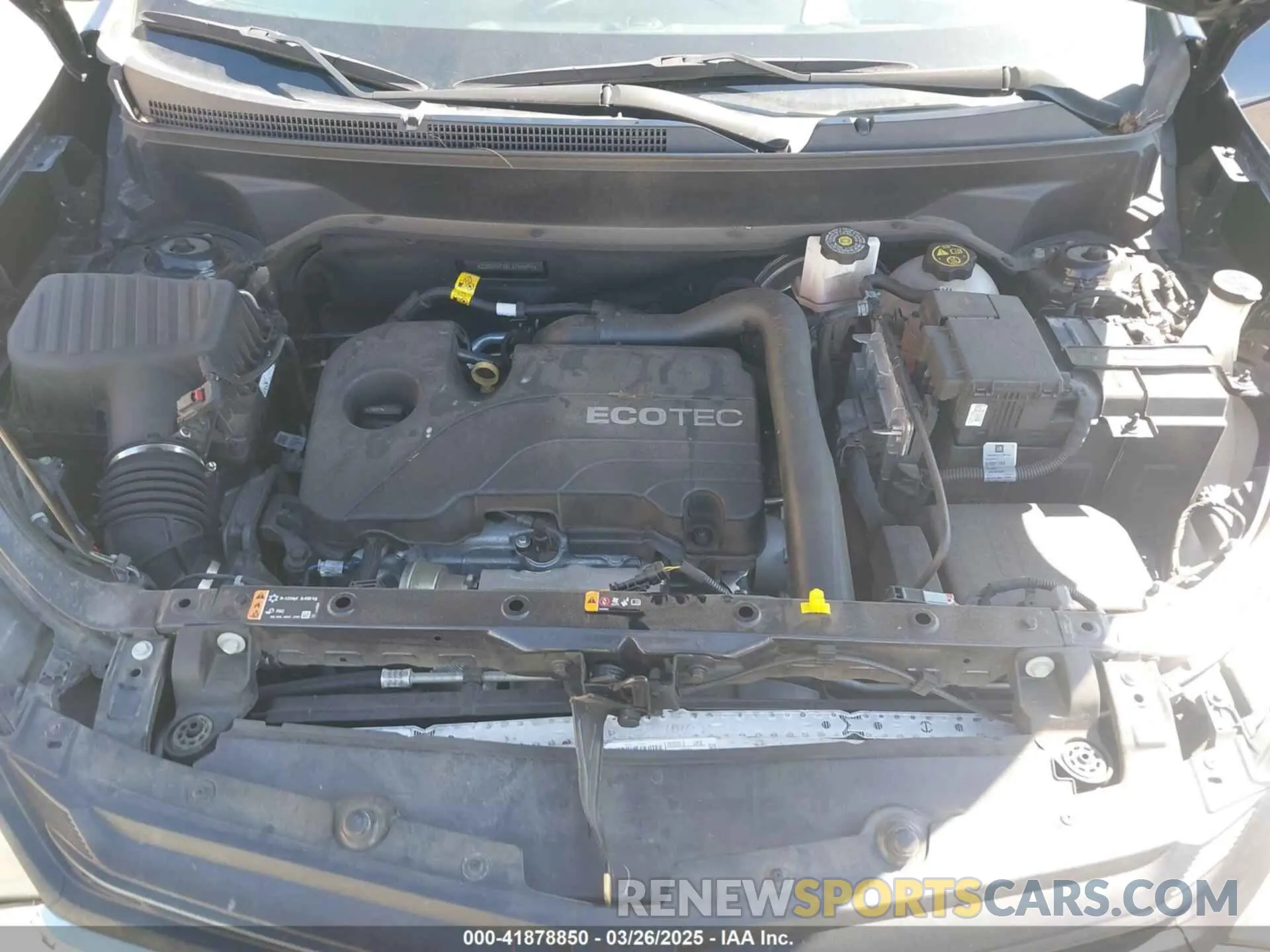 10 fotografías del automóvil dañado 2GNAXHEV8L6165591 CHEVROLET EQUINOX 2020