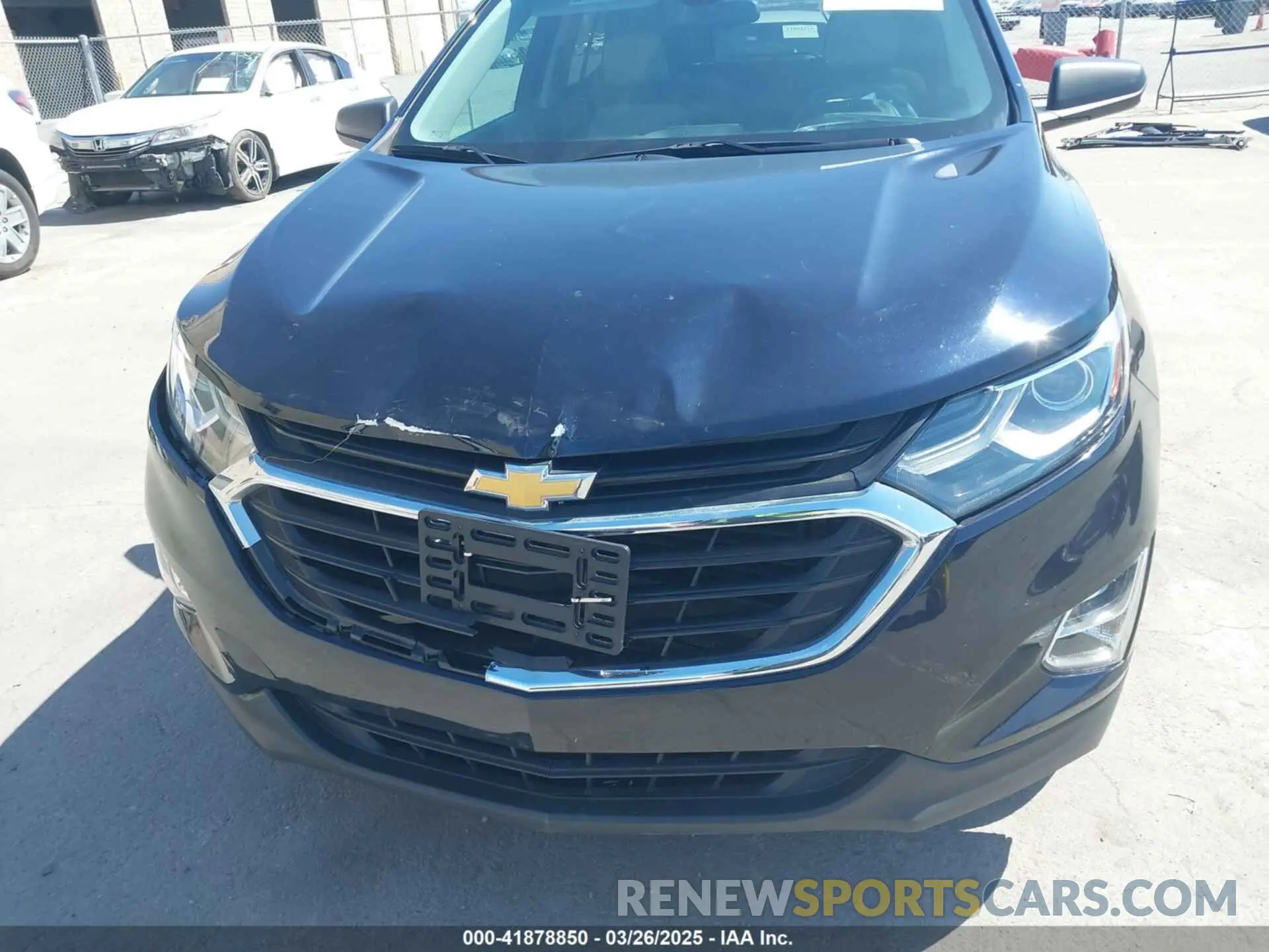 6 fotografías del automóvil dañado 2GNAXHEV8L6165591 CHEVROLET EQUINOX 2020
