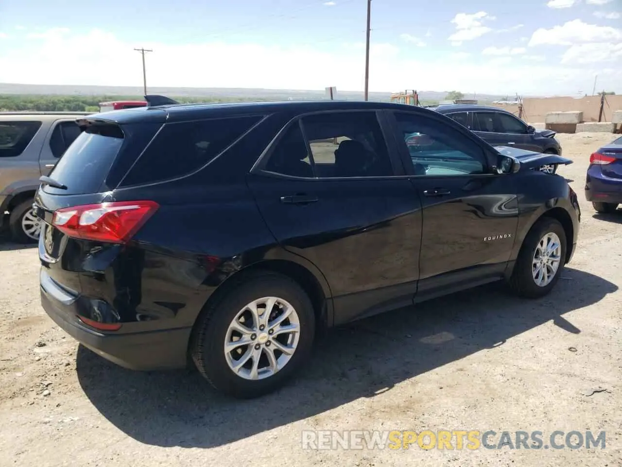3 fotografías del automóvil dañado 2GNAXHEV8L6176171 CHEVROLET EQUINOX 2020